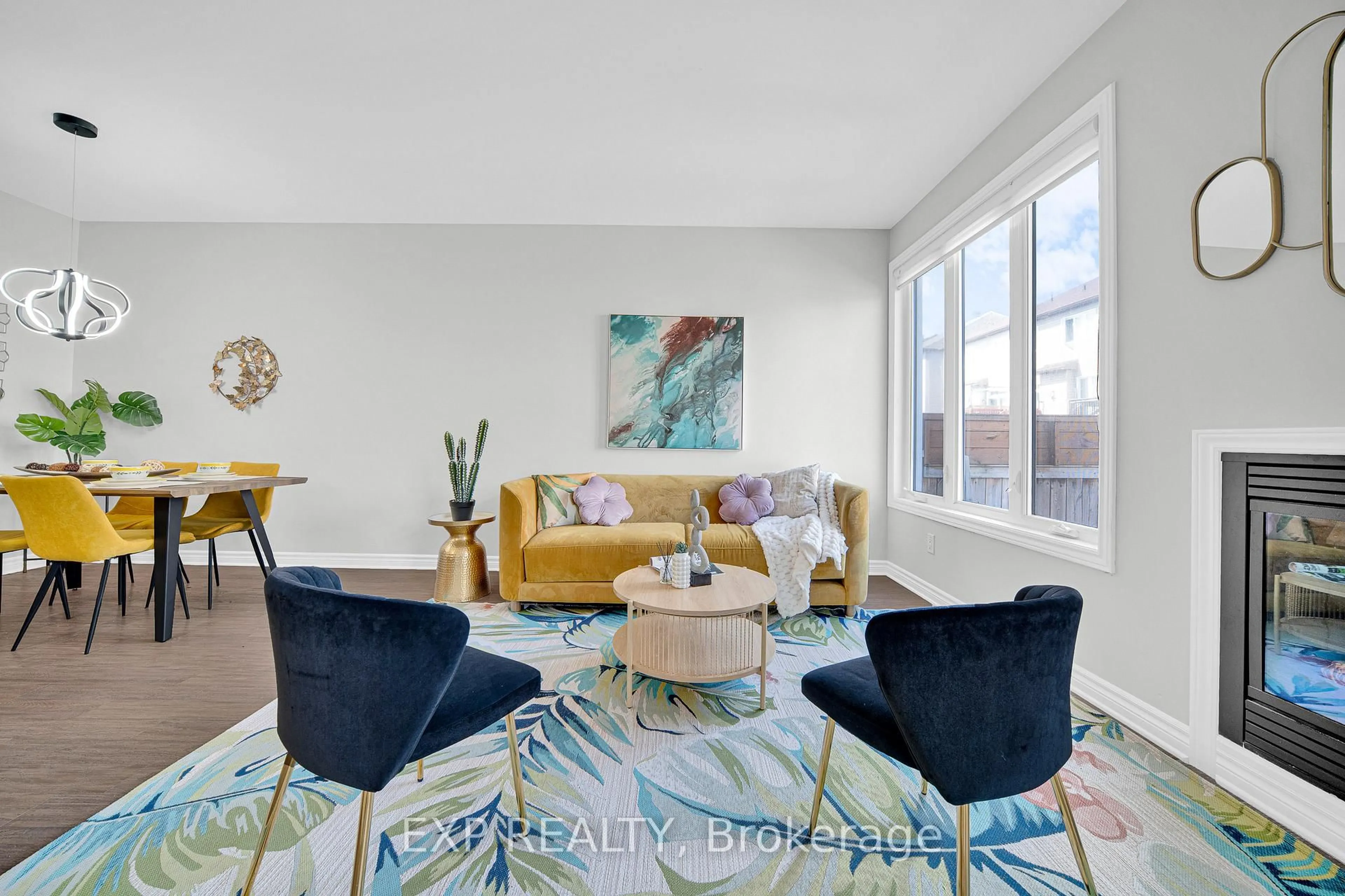 Living room with furniture, unknown for 735 Teasel Way, Ottawa Ontario K1T 0L9