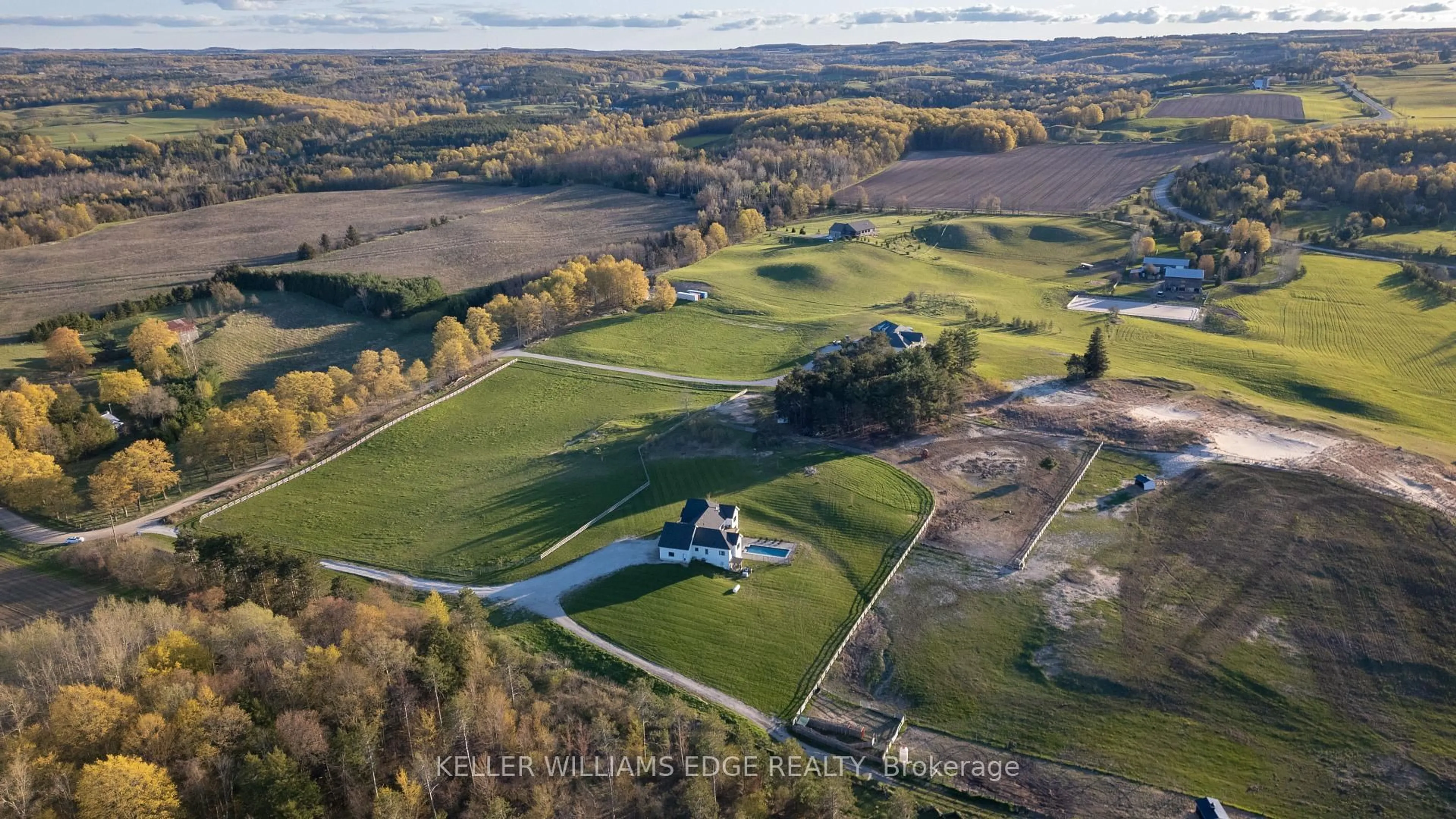 A pic from outside/outdoor area/front of a property/back of a property/a pic from drone, unknown for 568211 9 Sdrd, Mulmur Ontario L9V 3S9