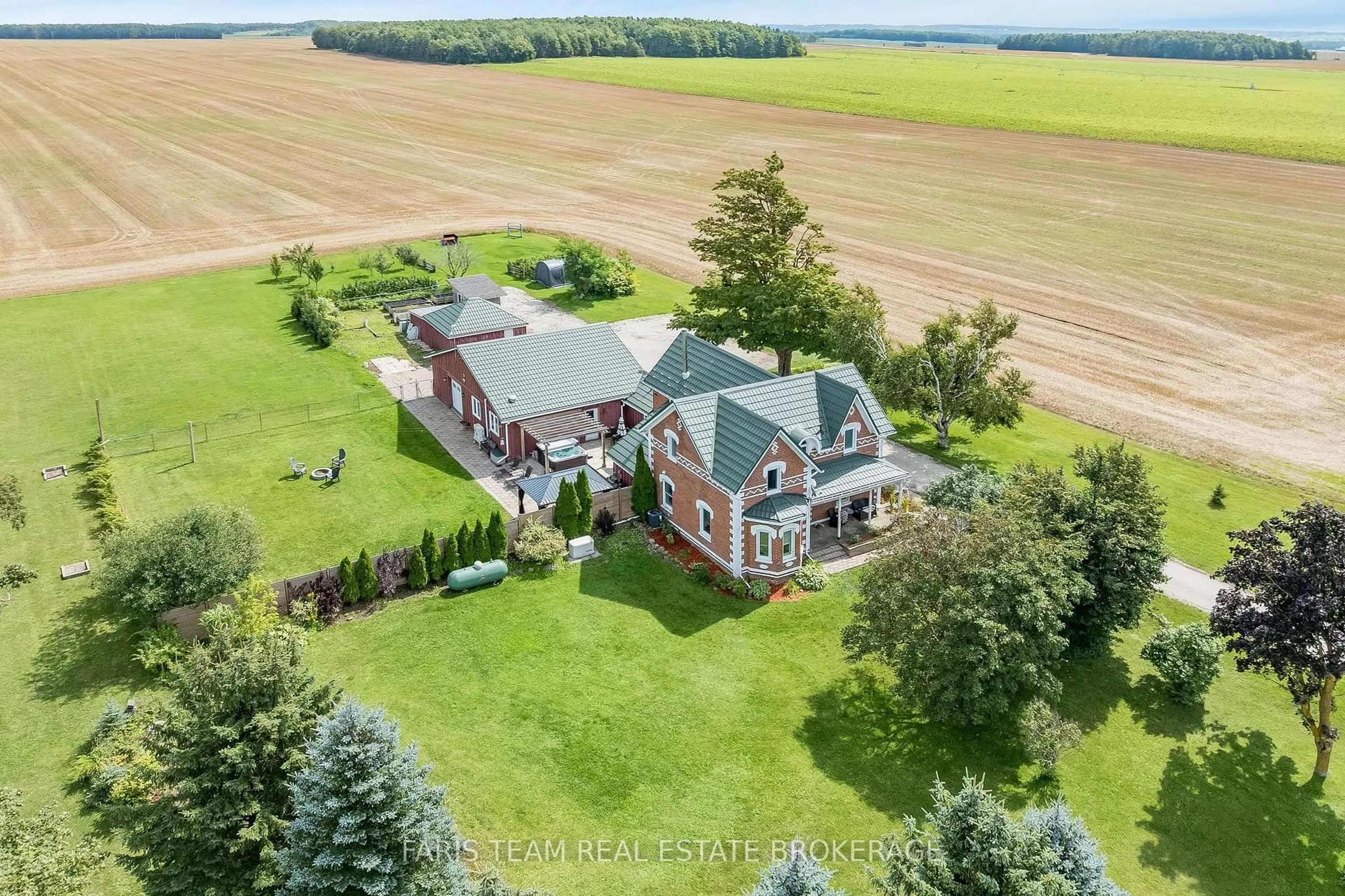 A pic from outside/outdoor area/front of a property/back of a property/a pic from drone, unknown for 518079 County Road 124, Melancthon Ontario L9V 1V8