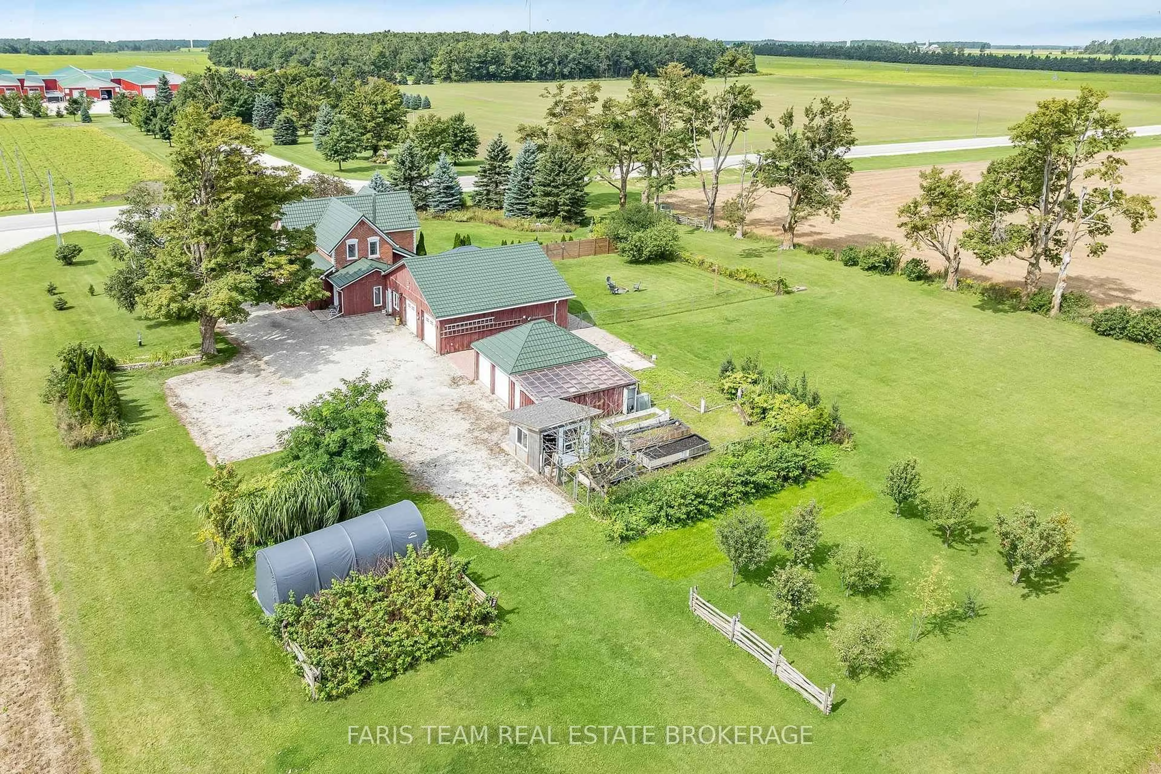 A pic from outside/outdoor area/front of a property/back of a property/a pic from drone, unknown for 518079 County Road 124, Melancthon Ontario L9V 1V8