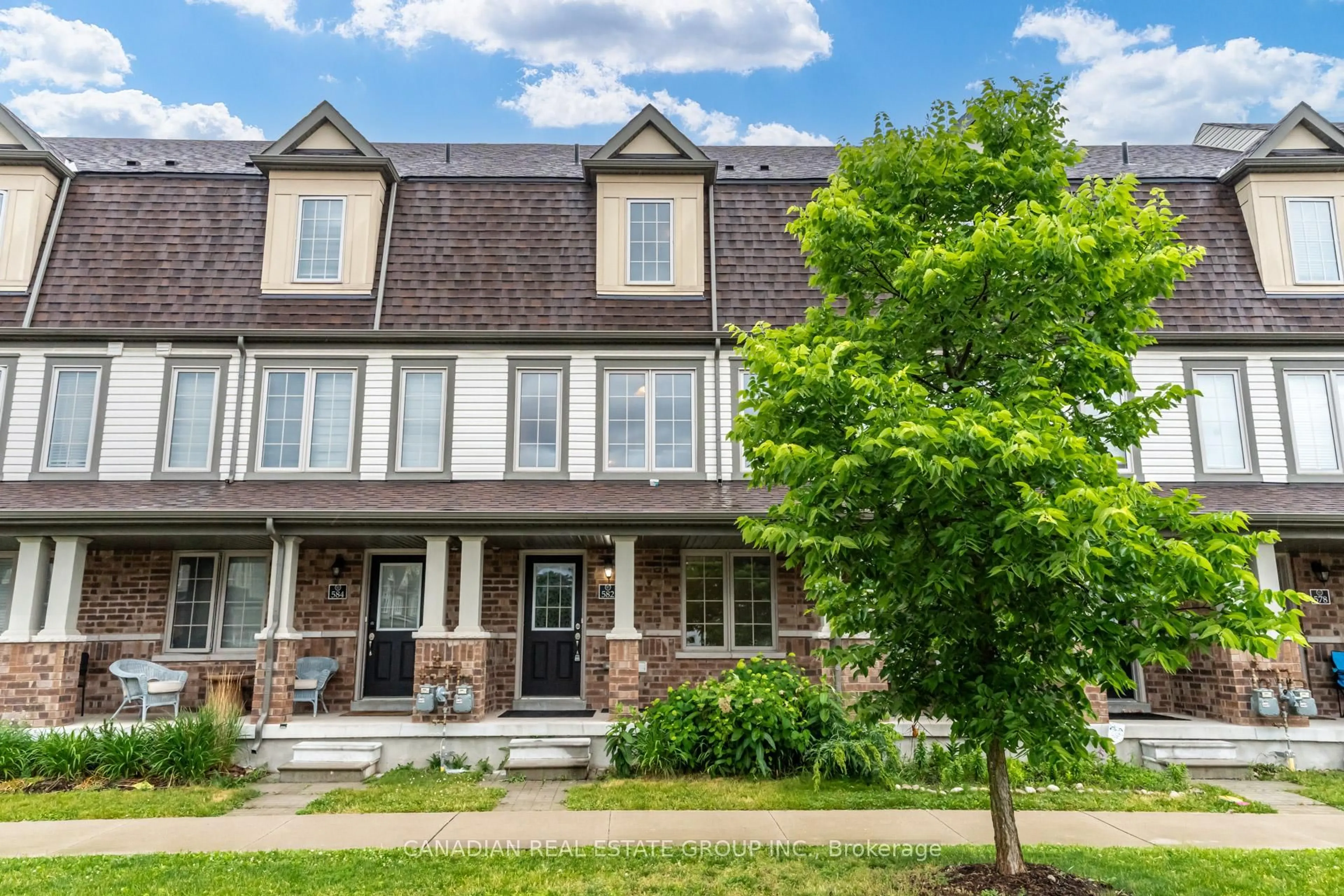 Home with brick exterior material, street for 582 Linden Dr #68, Cambridge Ontario N3H 0C9