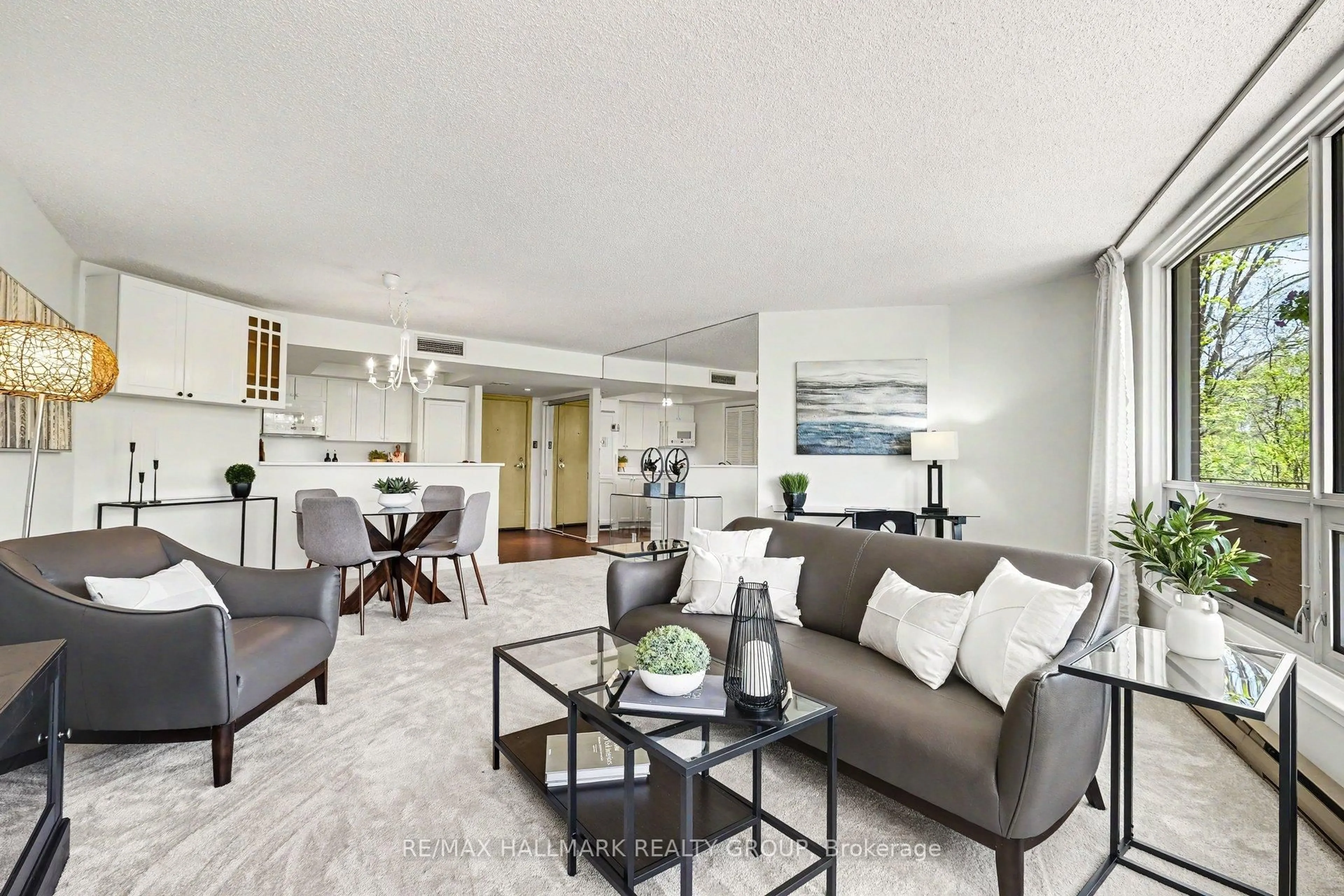 Living room with furniture, unknown for 30 Charlevoix St #103, Ottawa Ontario K1L 8K5