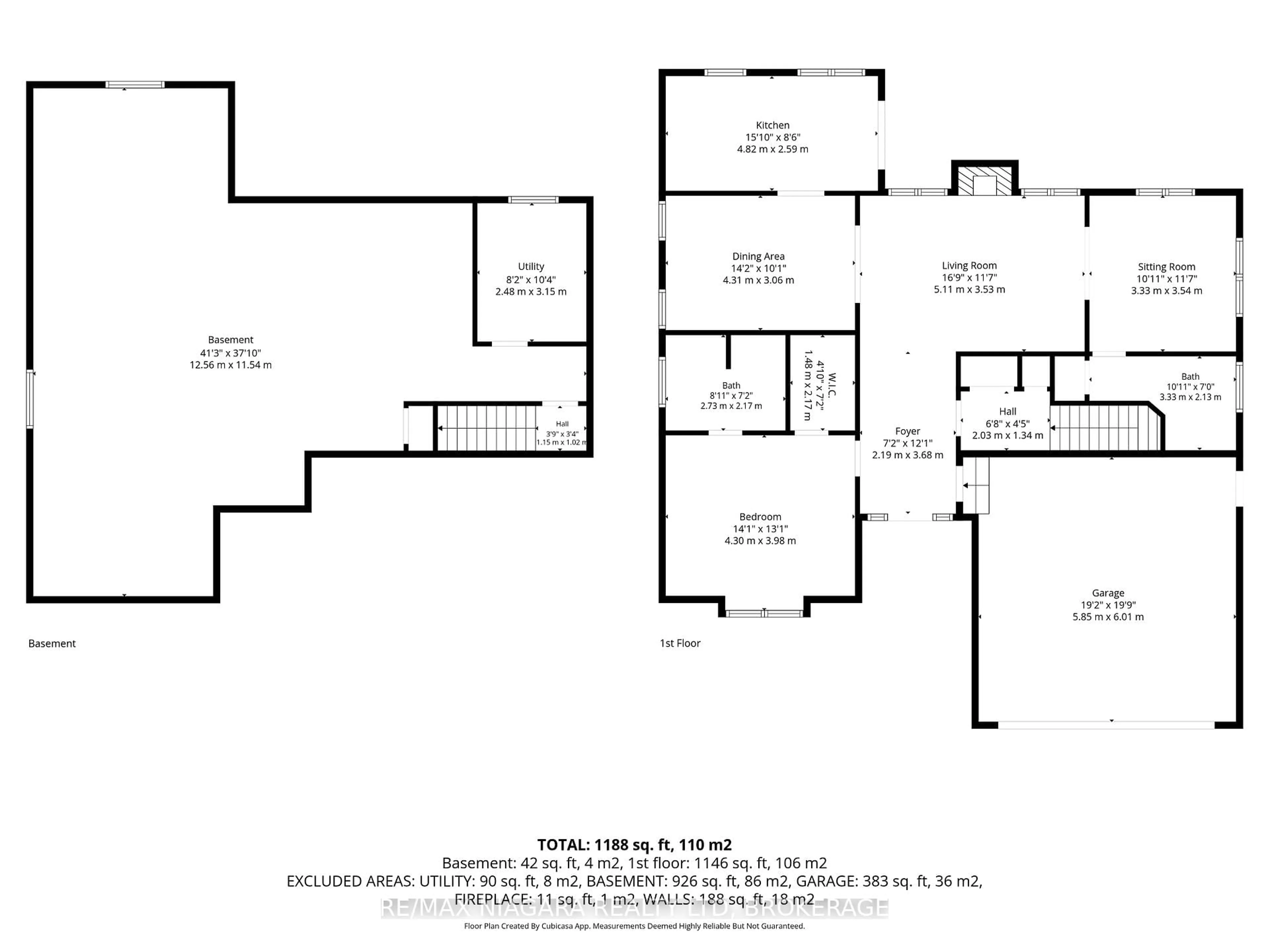 Floor plan for 611 Victoria St, Niagara-on-the-Lake Ontario L0S 1J0
