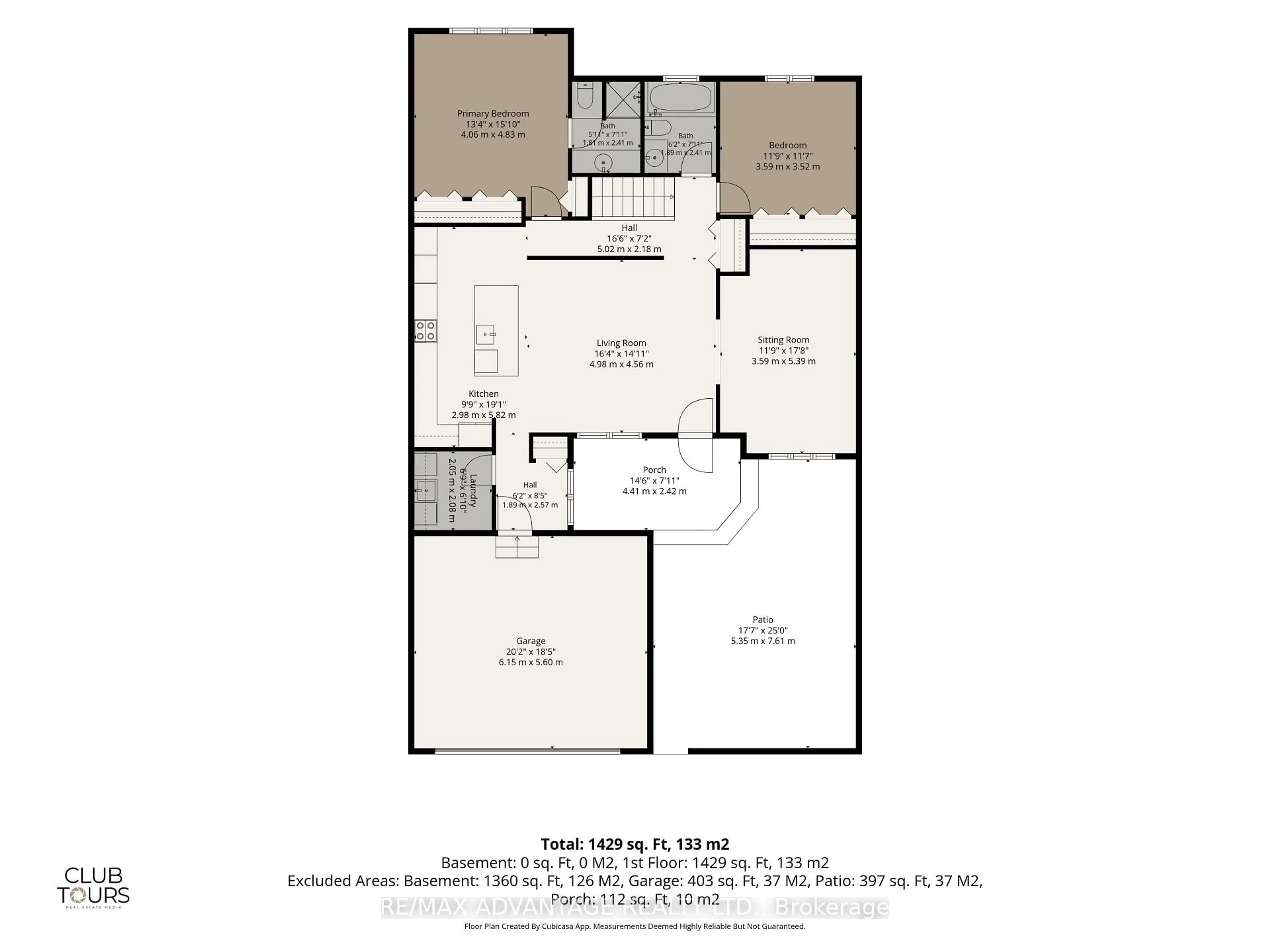Floor plan for 2 Cadeau Terr #9, London South Ontario N6K 4G1
