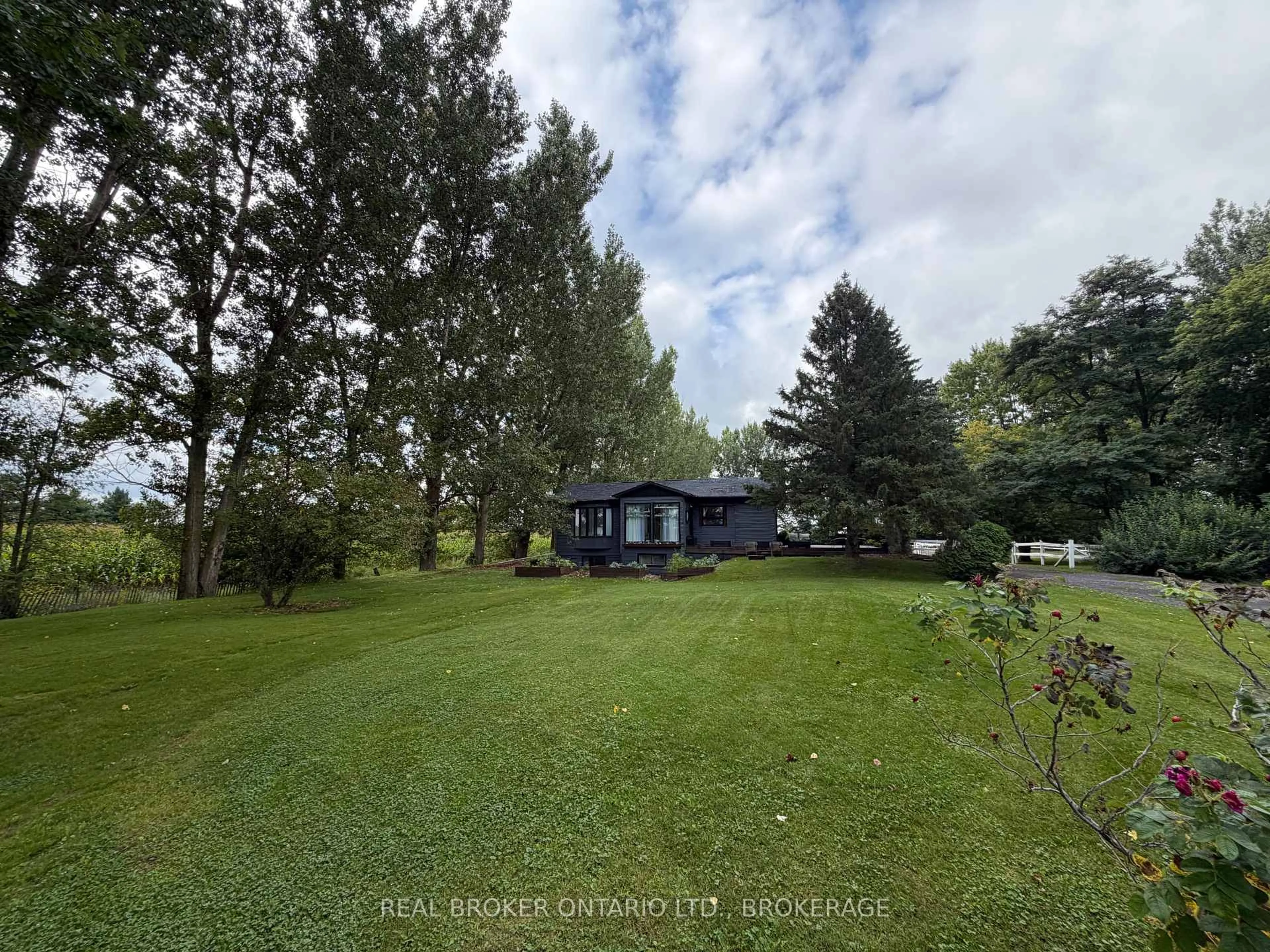 A pic from outside/outdoor area/front of a property/back of a property/a pic from drone, forest/trees view for 21809 Concession 3 Rd, South Glengarry Ontario K0C 1E0