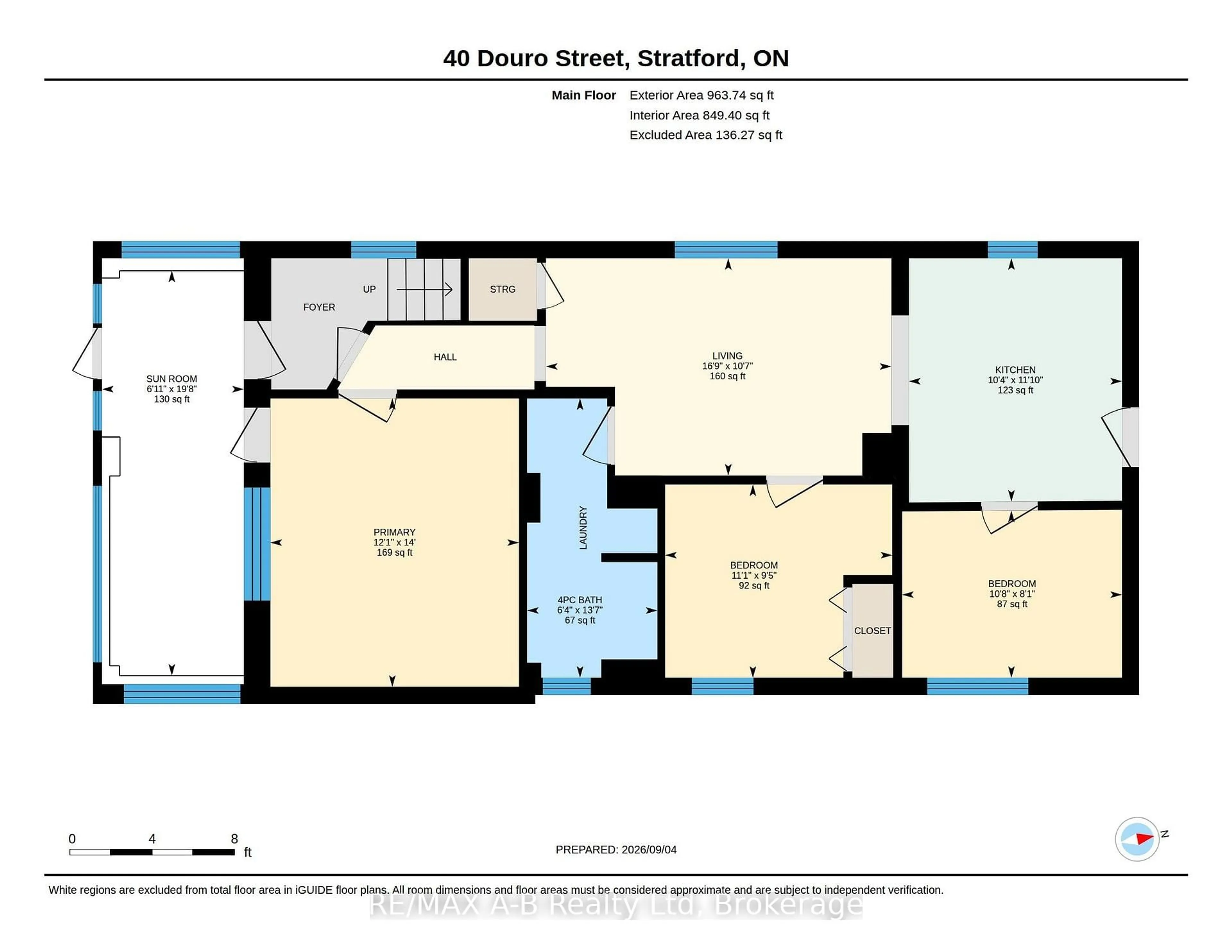 Floor plan for 40 Douro St, Stratford Ontario N5A 3R3