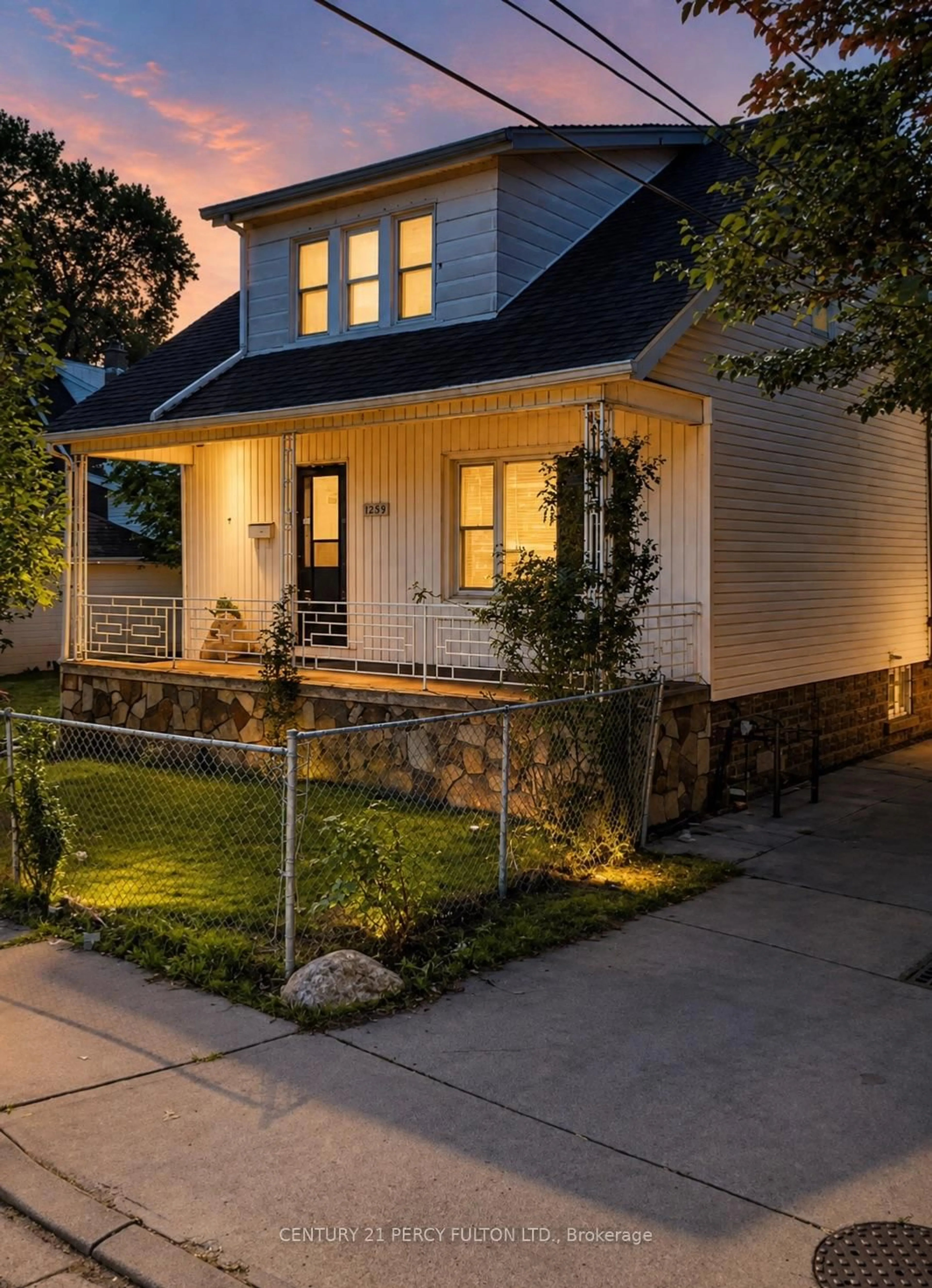 Home with brick exterior material, street for 1259 CATARAQUI St, Windsor Ontario N9A 3R2
