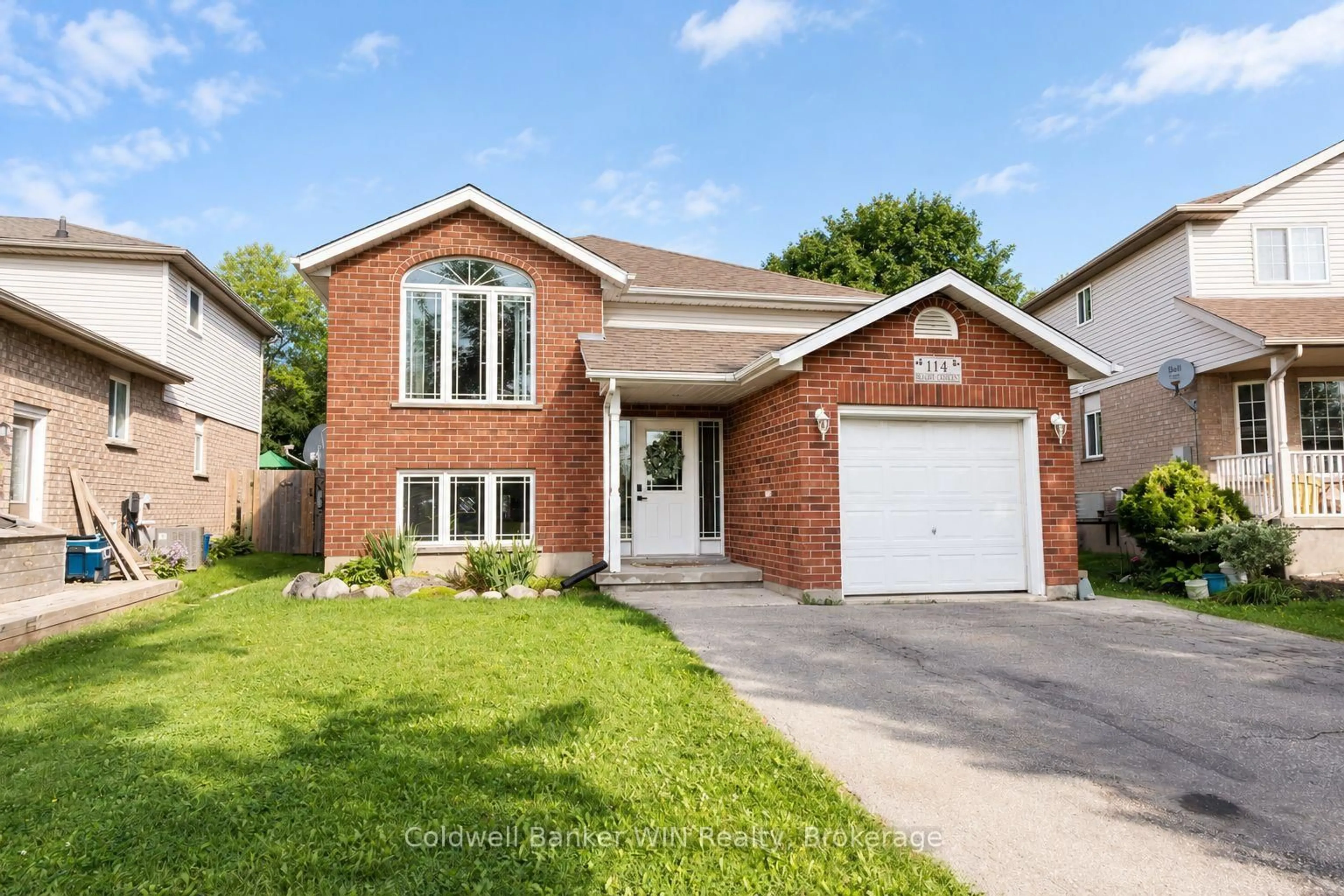 Home with brick exterior material, street for 114 Bellamy Cres, Centre Wellington Ontario N1M 3S6