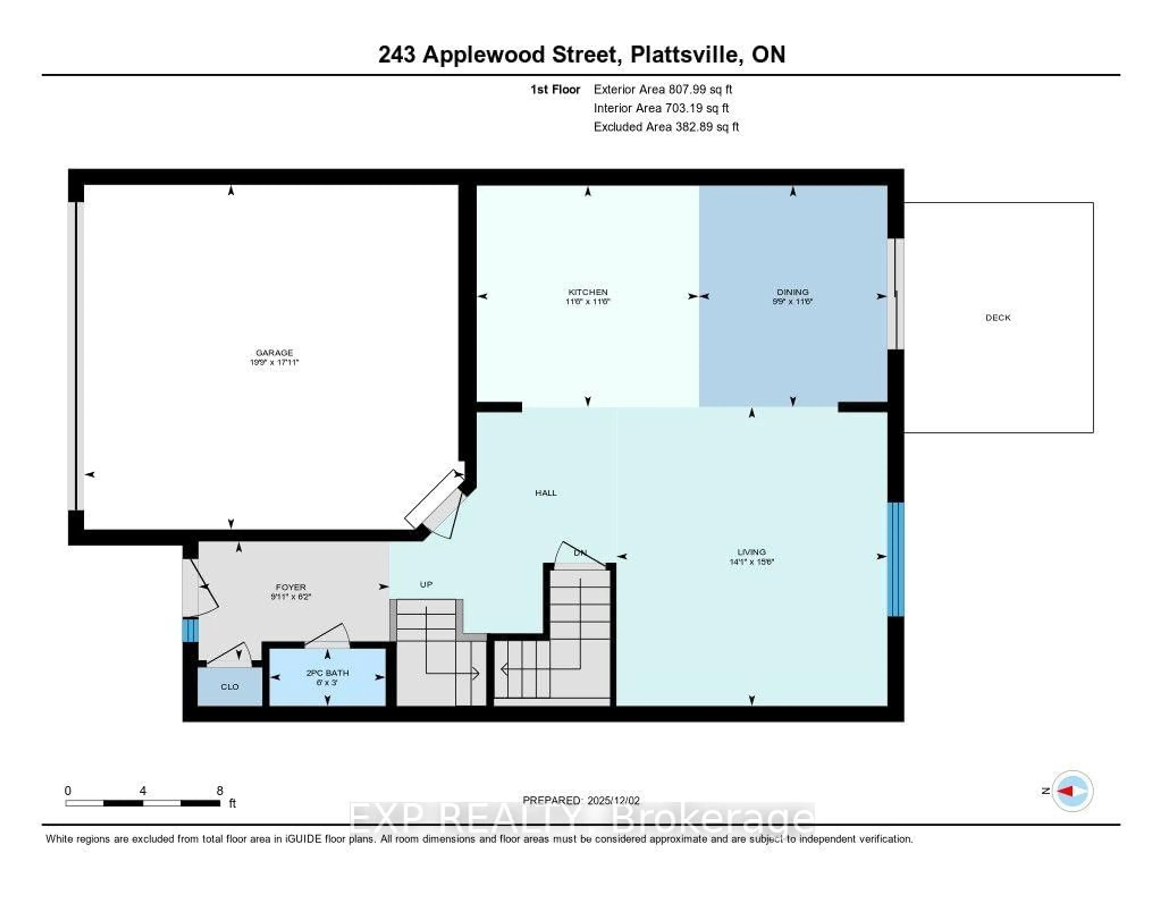 Floor plan for 231 applewood St, Blandford-Blenheim Ontario N0J 1S0