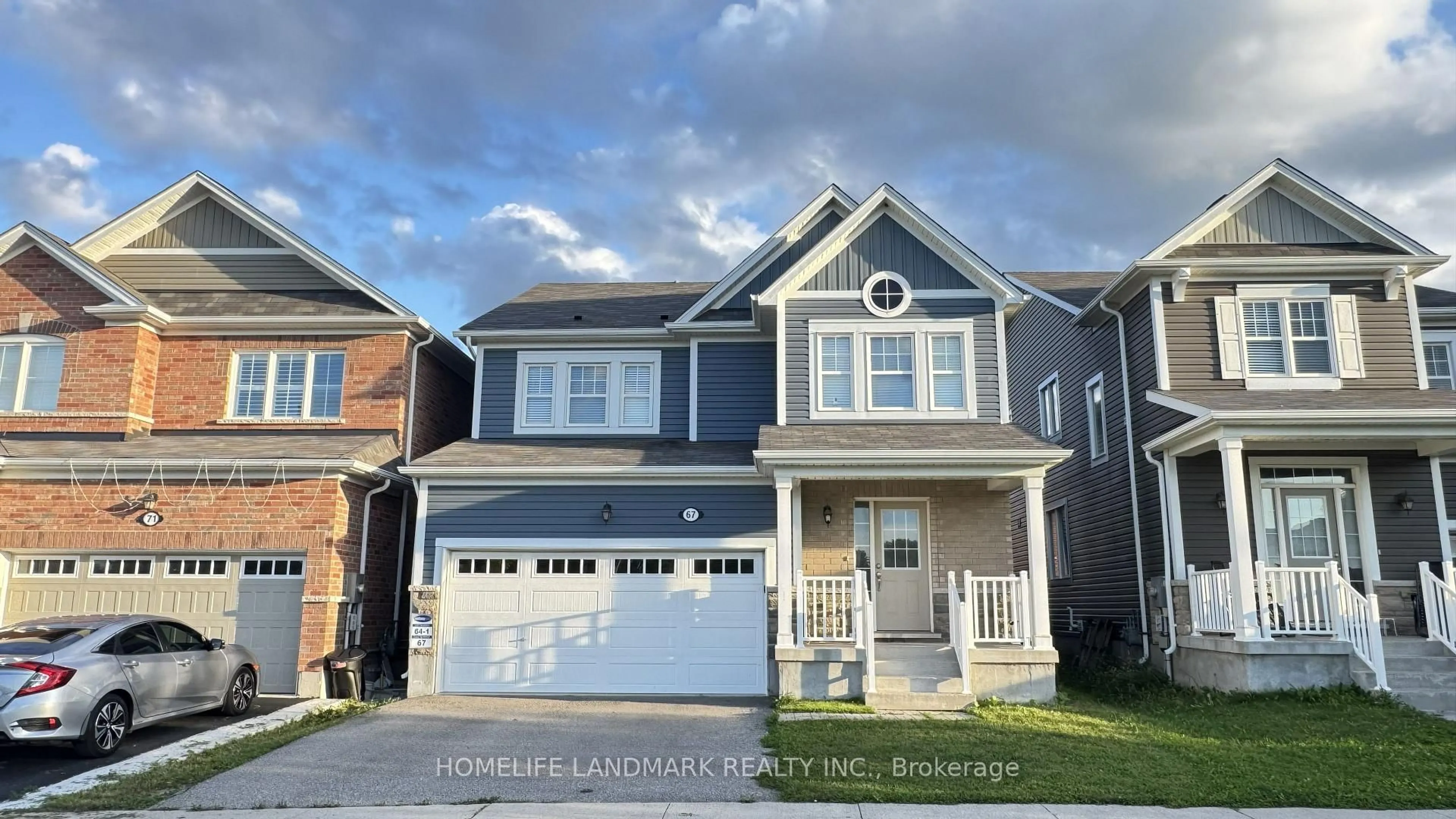Home with vinyl exterior material, street for 67 Pointer St, Cambridge Ontario N3E 0B4
