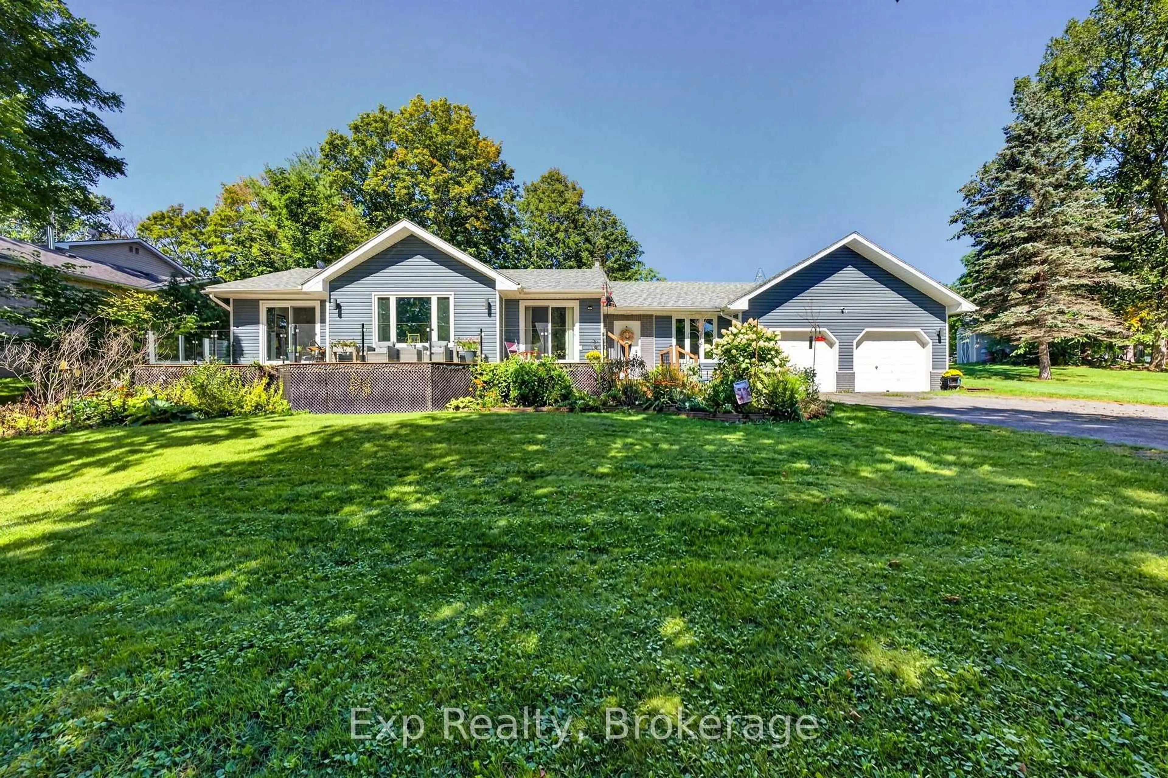 A pic from outside/outdoor area/front of a property/back of a property/a pic from drone, water/lake/river/ocean view for 1745 Lazier Rd, Shannonville Ontario K0K 3A0