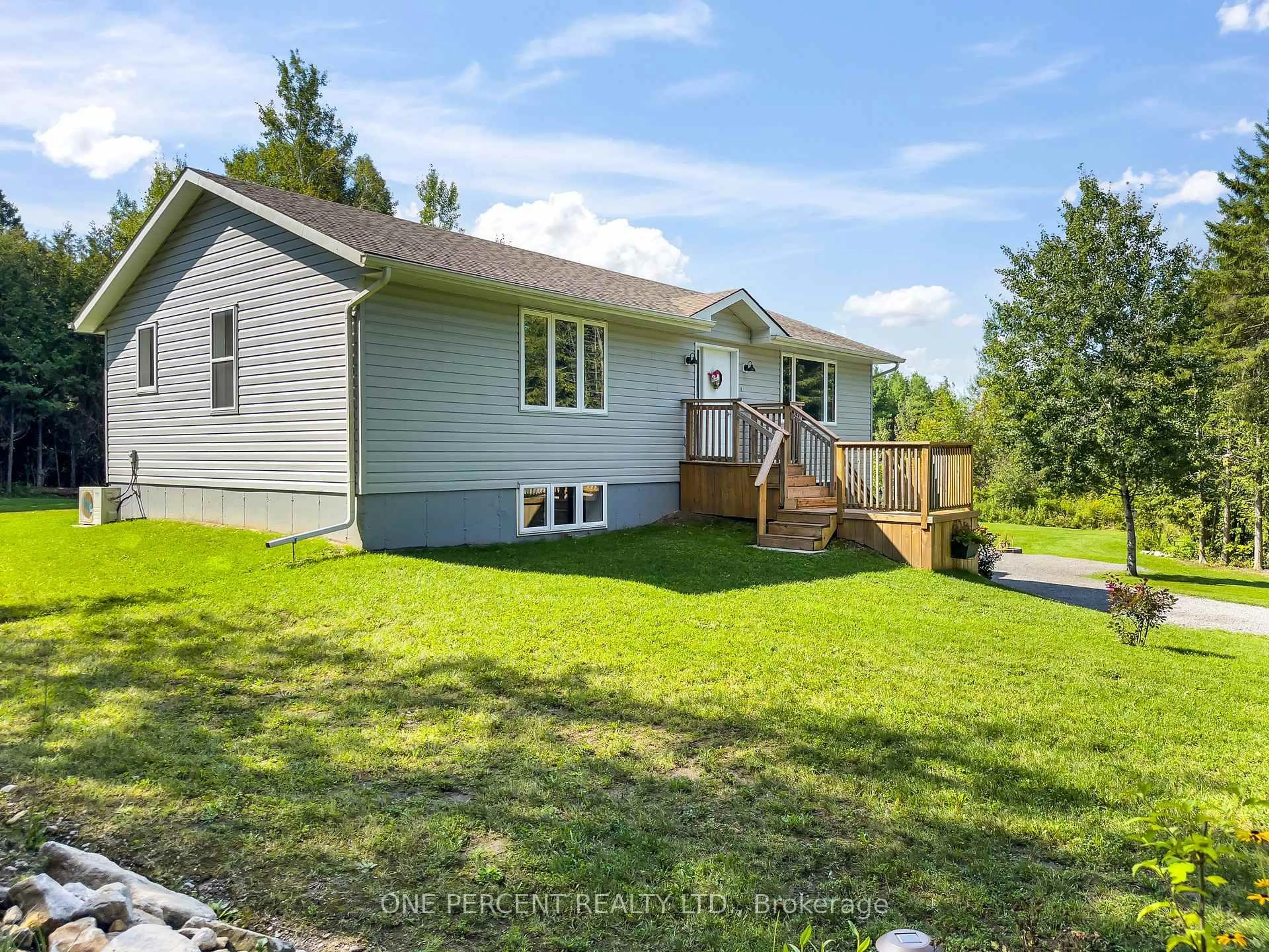 A pic from outside/outdoor area/front of a property/back of a property/a pic from drone, water/lake/river/ocean view for 1013 Harold Rd, Stirling Ontario K0K 3E0