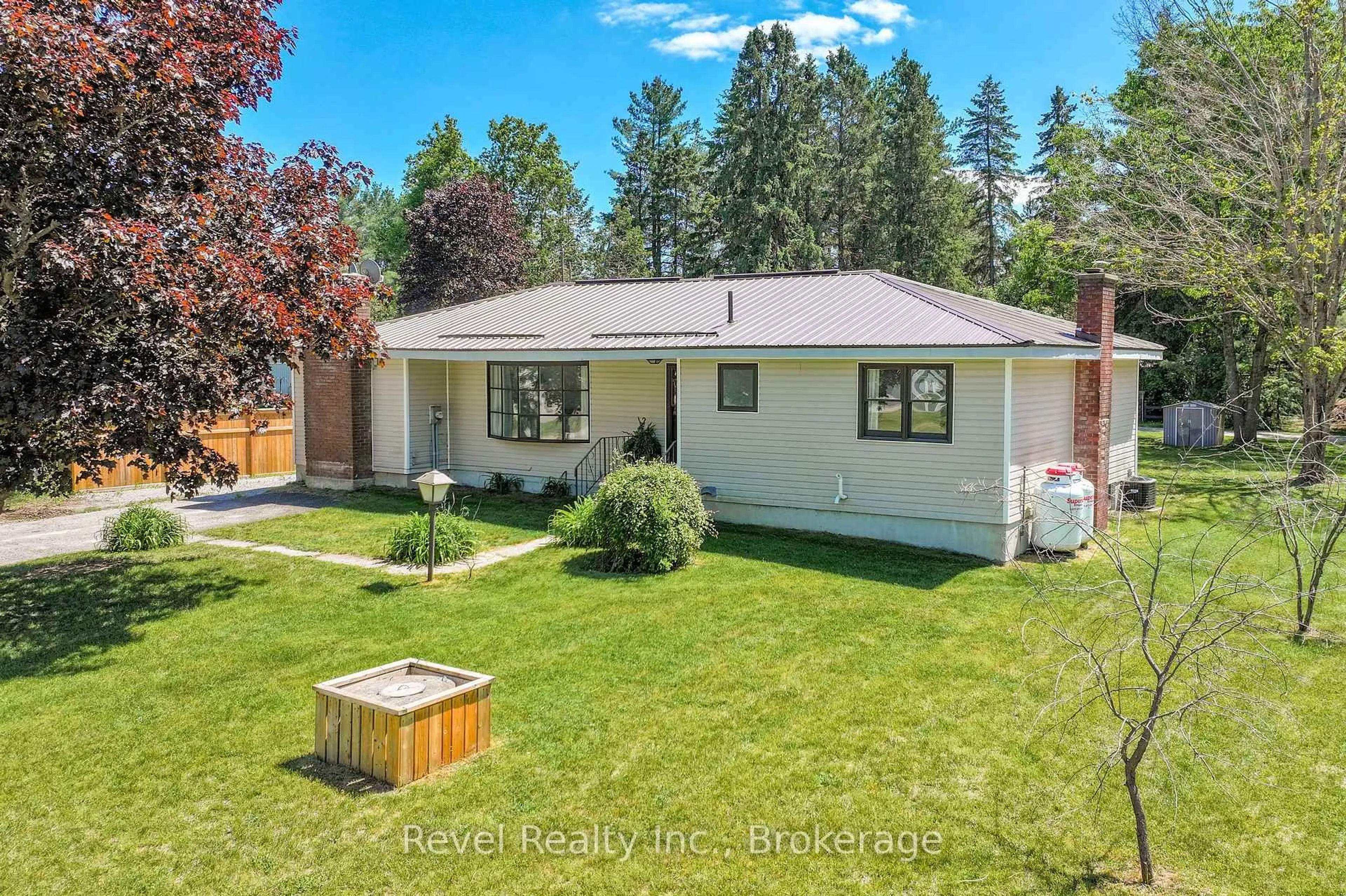 A pic from outside/outdoor area/front of a property/back of a property/a pic from drone, street for 101 Bolsover Rd, Kawartha Lakes Ontario K0M 1B0