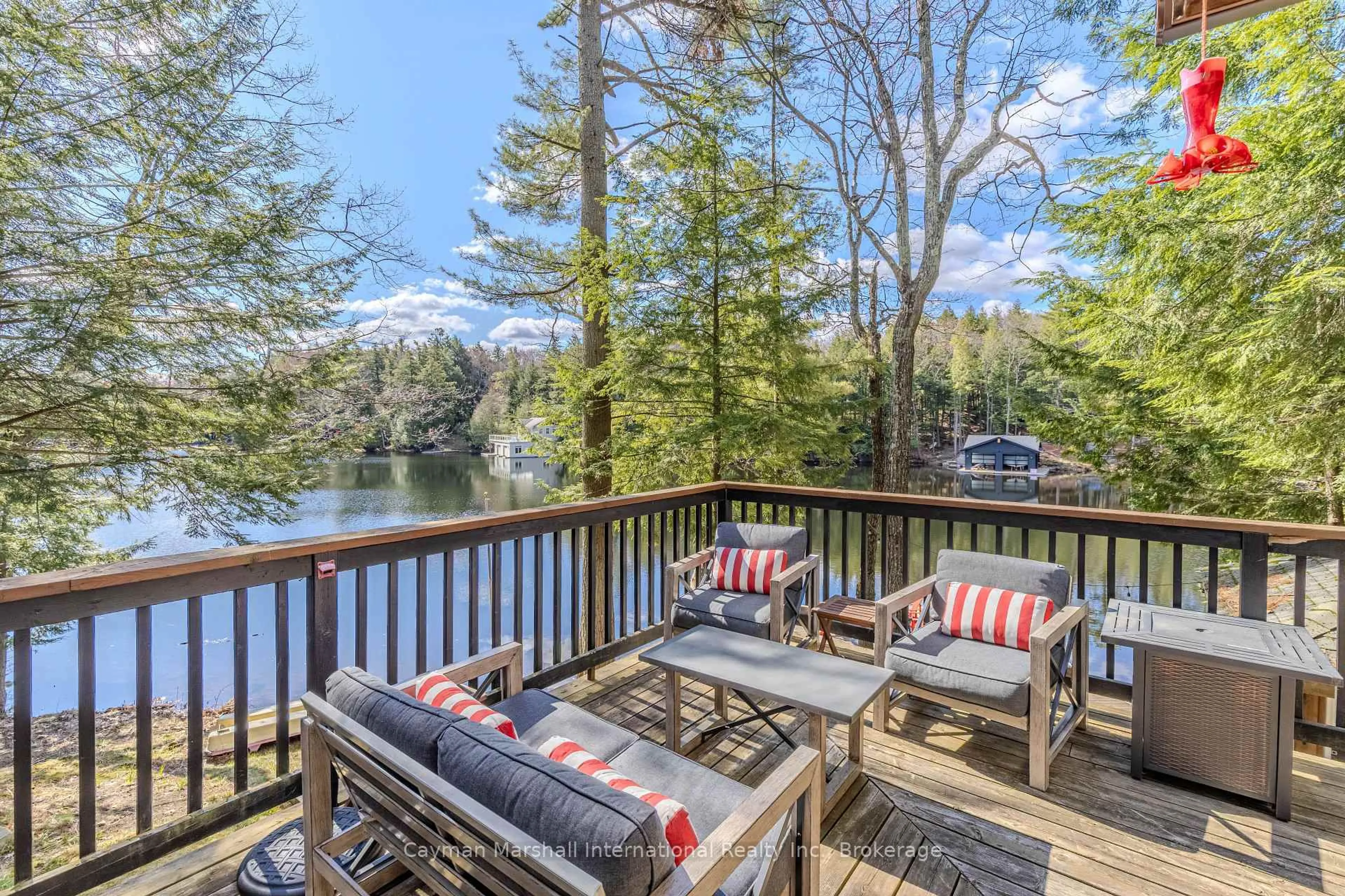 Patio, water/lake/river/ocean view for 1186 Ashforth Dr, Muskoka Lakes Ontario P0C 1M0