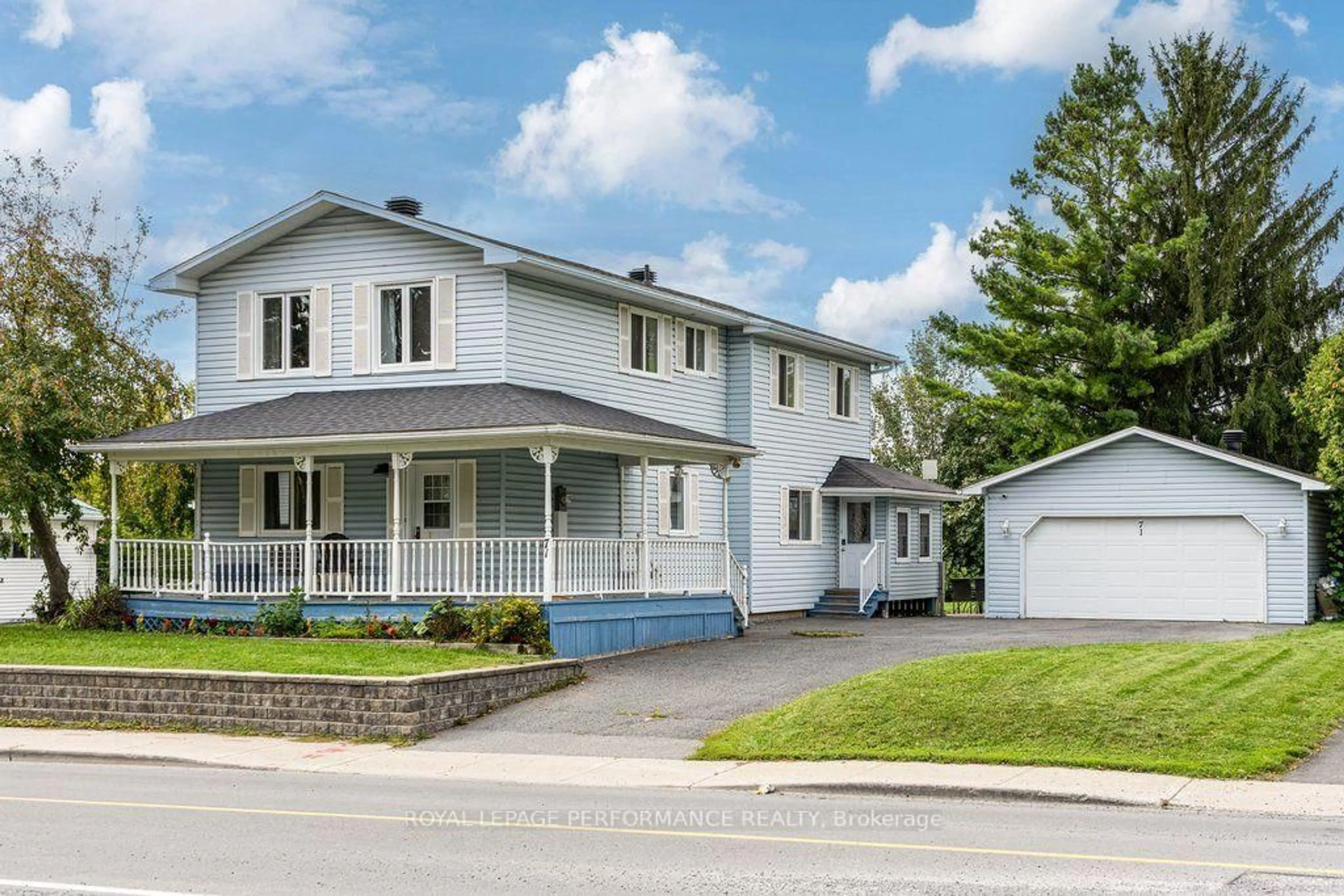 Home with vinyl exterior material, street for 71 Mechanic St, North Glengarry Ontario K0C 1T0