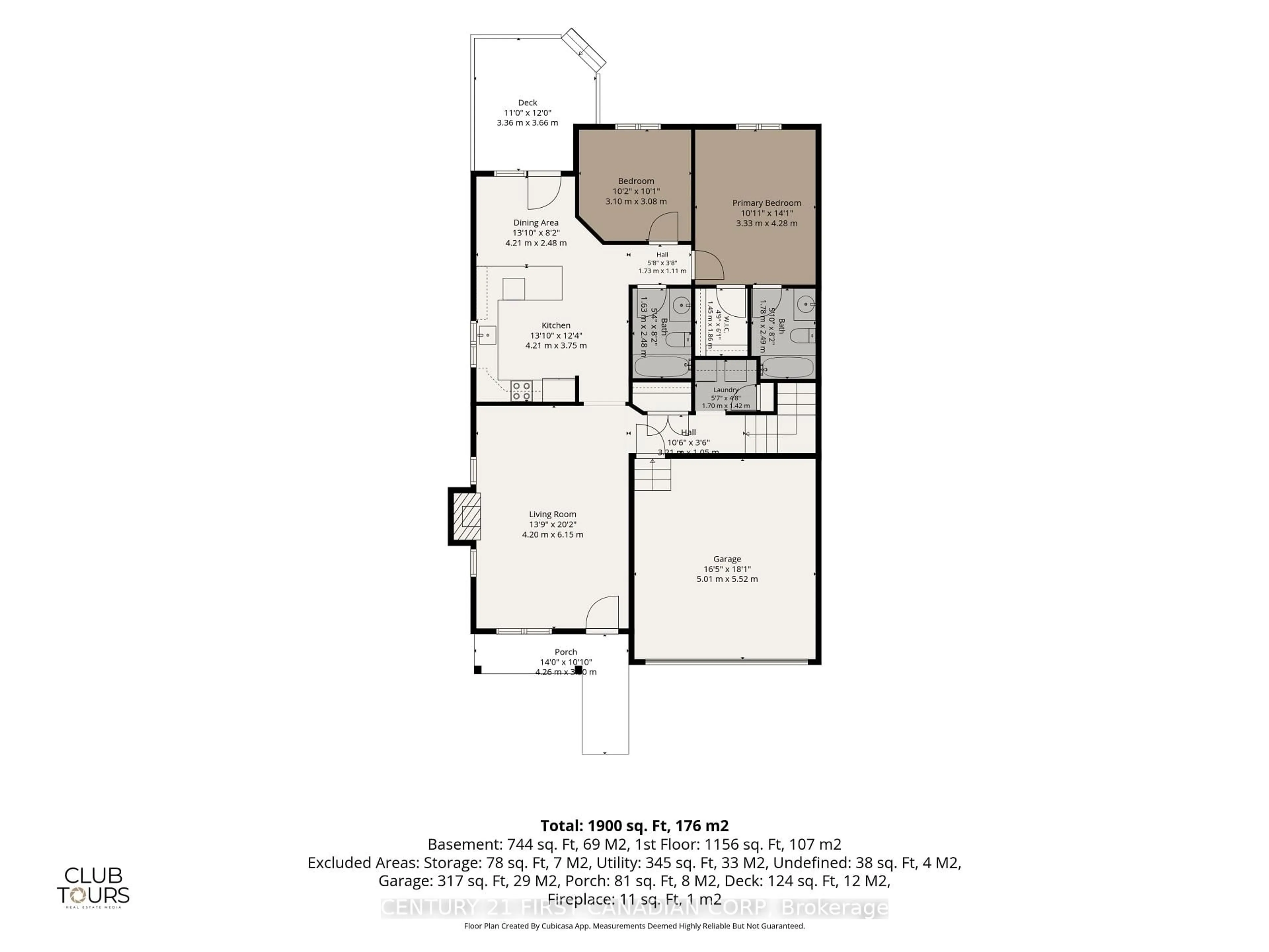 Floor plan for 1571 Coronation Dr #7, London North Ontario N6G 5N9