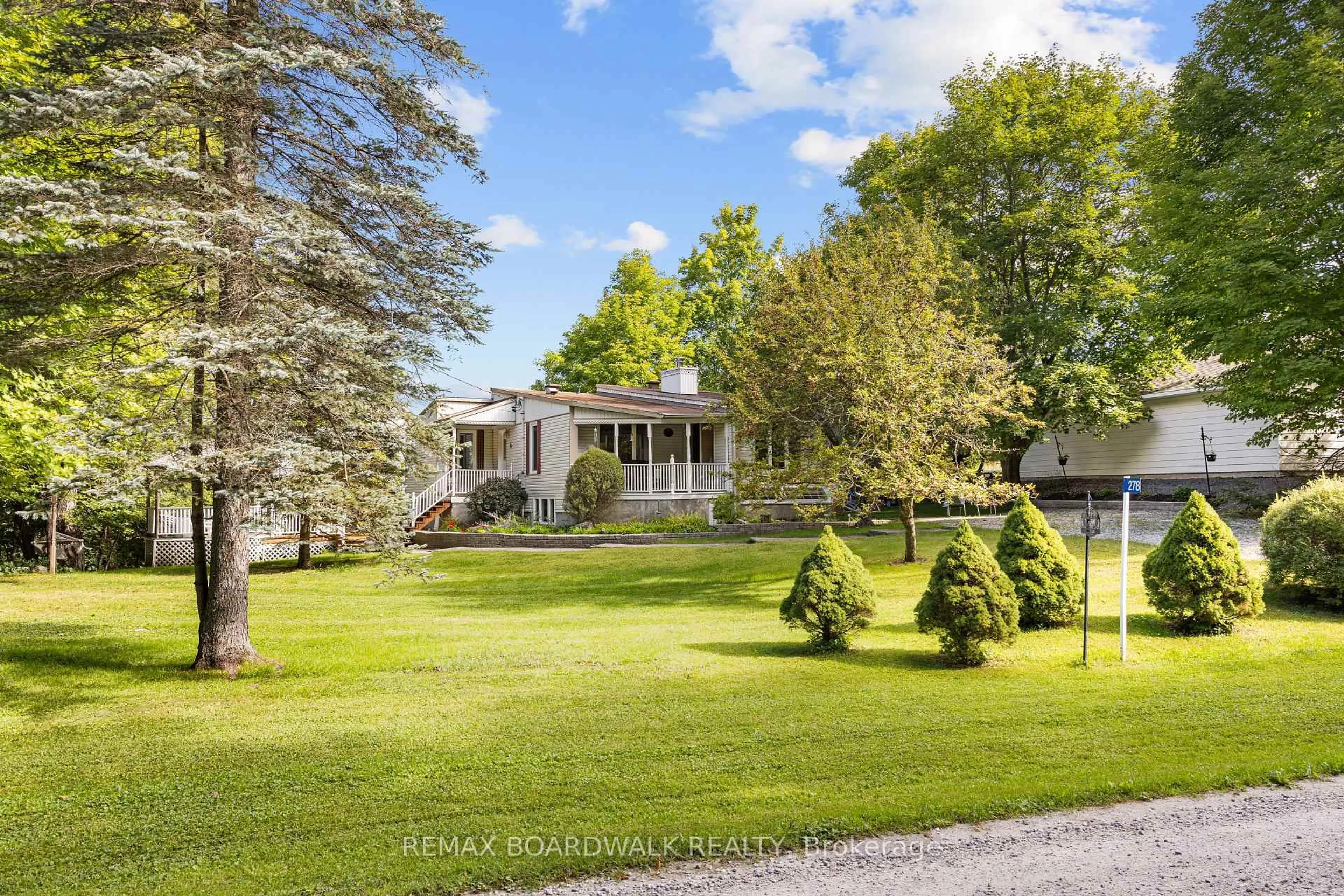 A pic from outside/outdoor area/front of a property/back of a property/a pic from drone, unknown for 278 Lakeland Lane, Clayton Ontario K0A 1P0