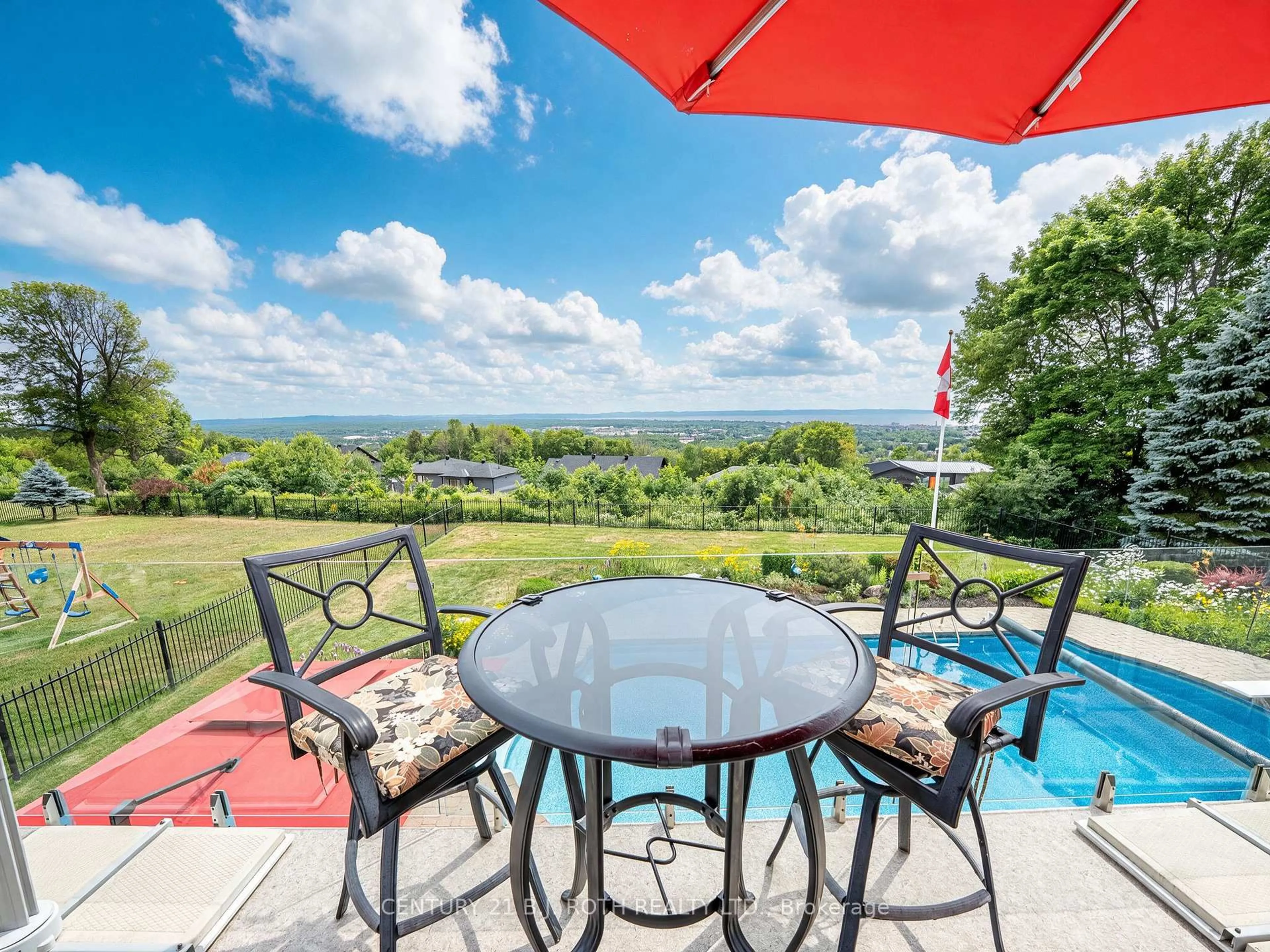 Patio, water/lake/river/ocean view for 6 Mapleview Pl, North Bay Ontario P1C 1N7