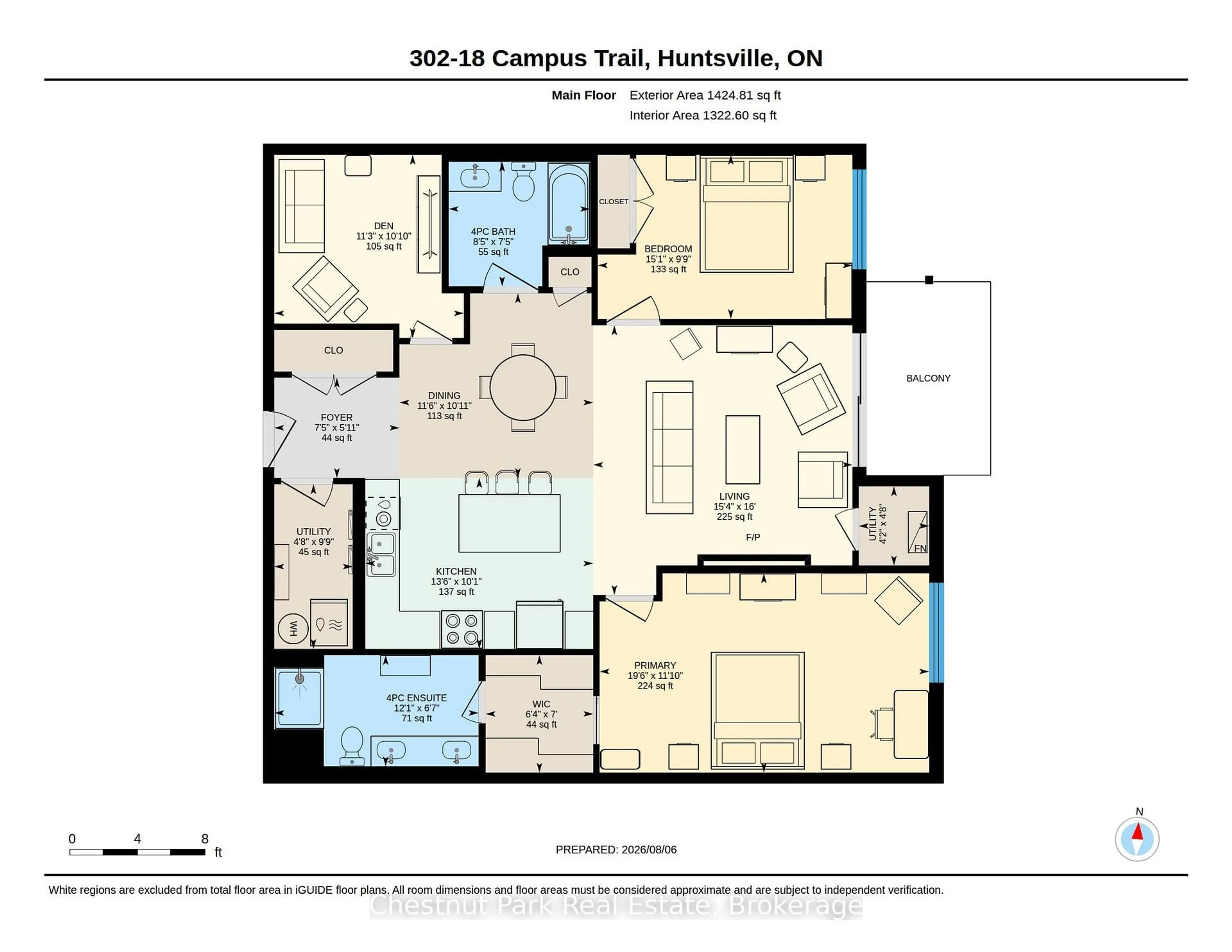 Floor plan for 18 Campus Tr #302, Huntsville Ontario P1H 0K2