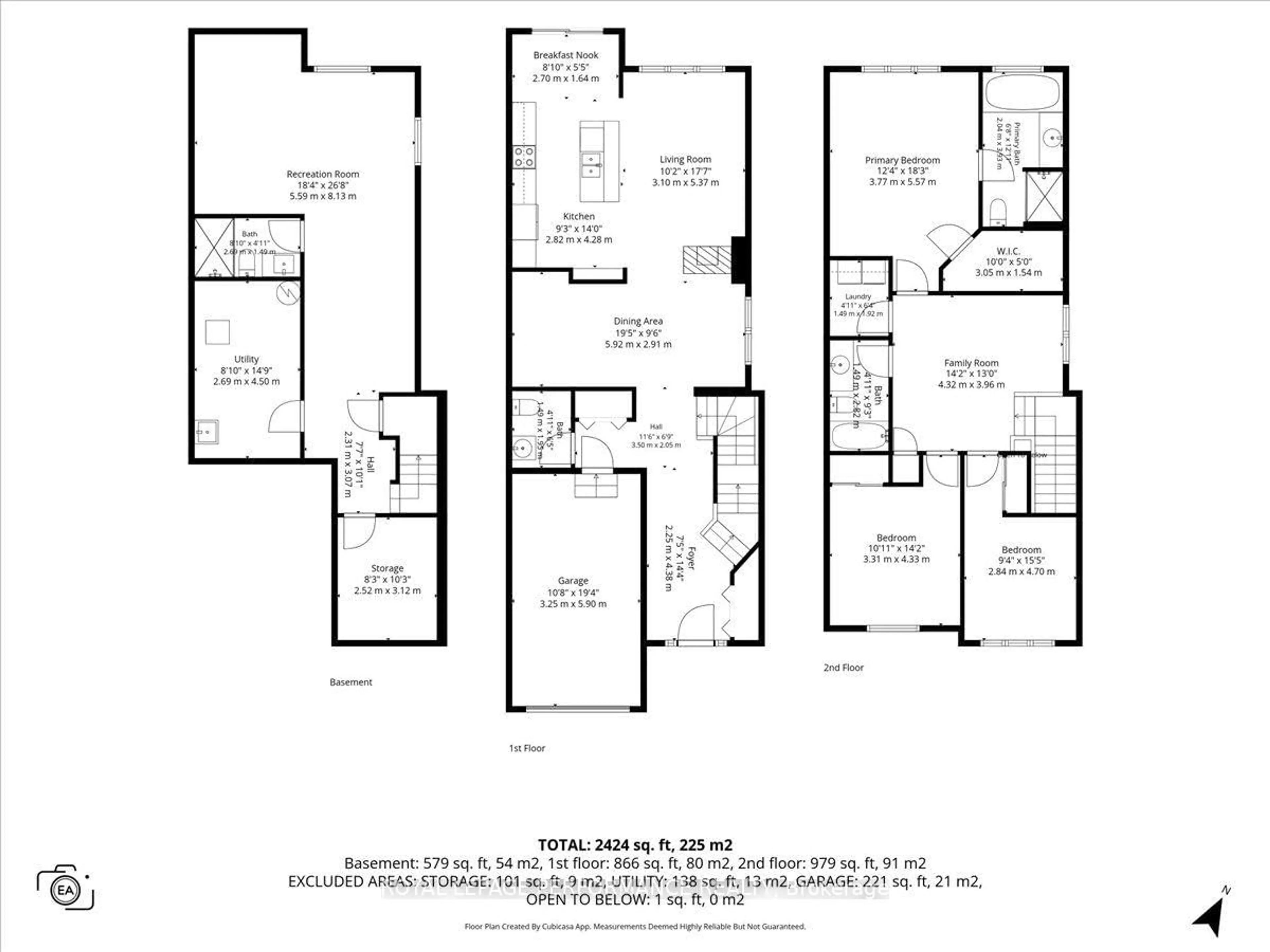 Floor plan for 929 Verbena Cres, Ottawa Ontario K1T 0K4