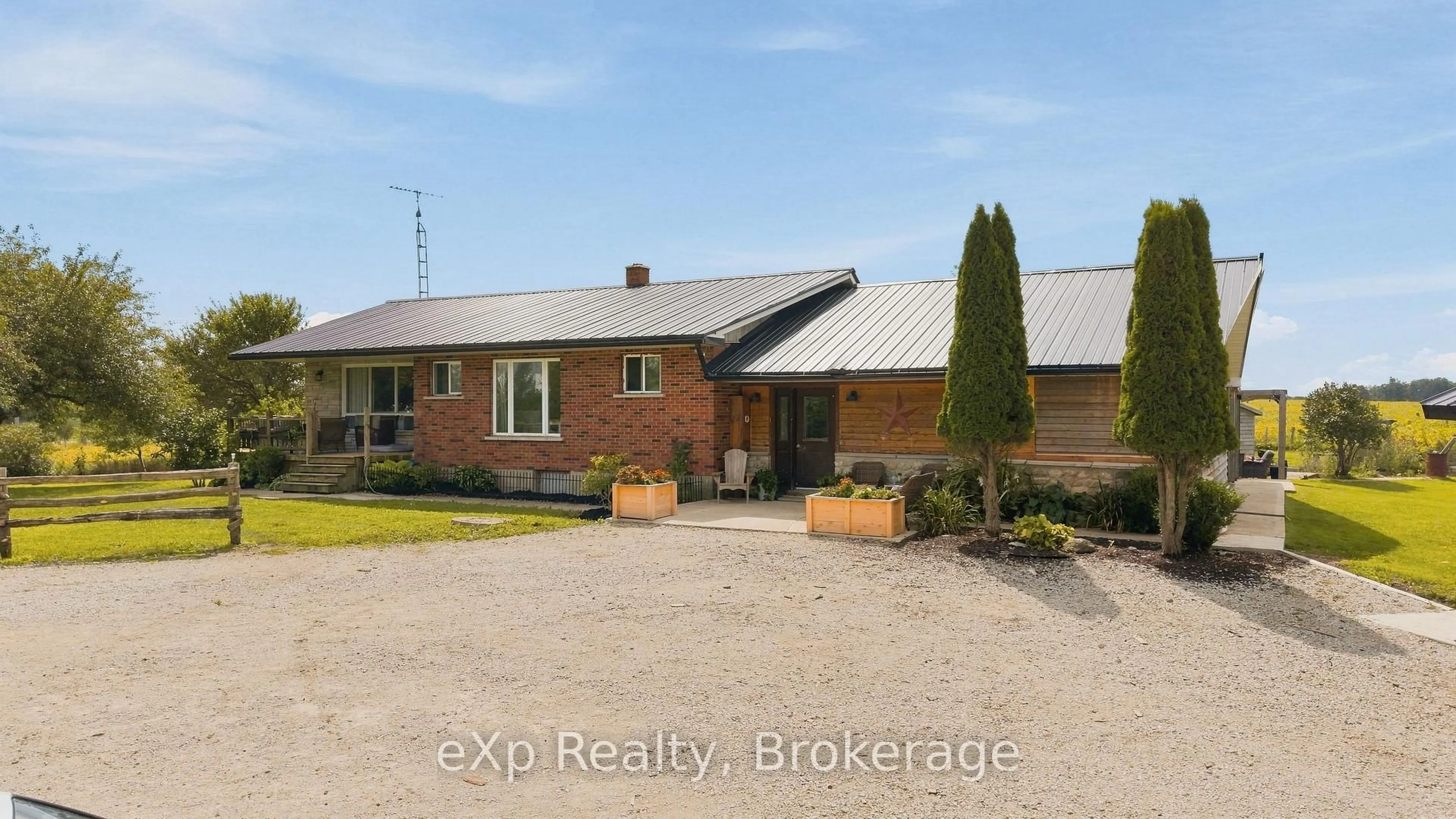 A pic from outside/outdoor area/front of a property/back of a property/a pic from drone, building for 494618 Grey Road 2, Grey Highlands Ontario N0C 1C0