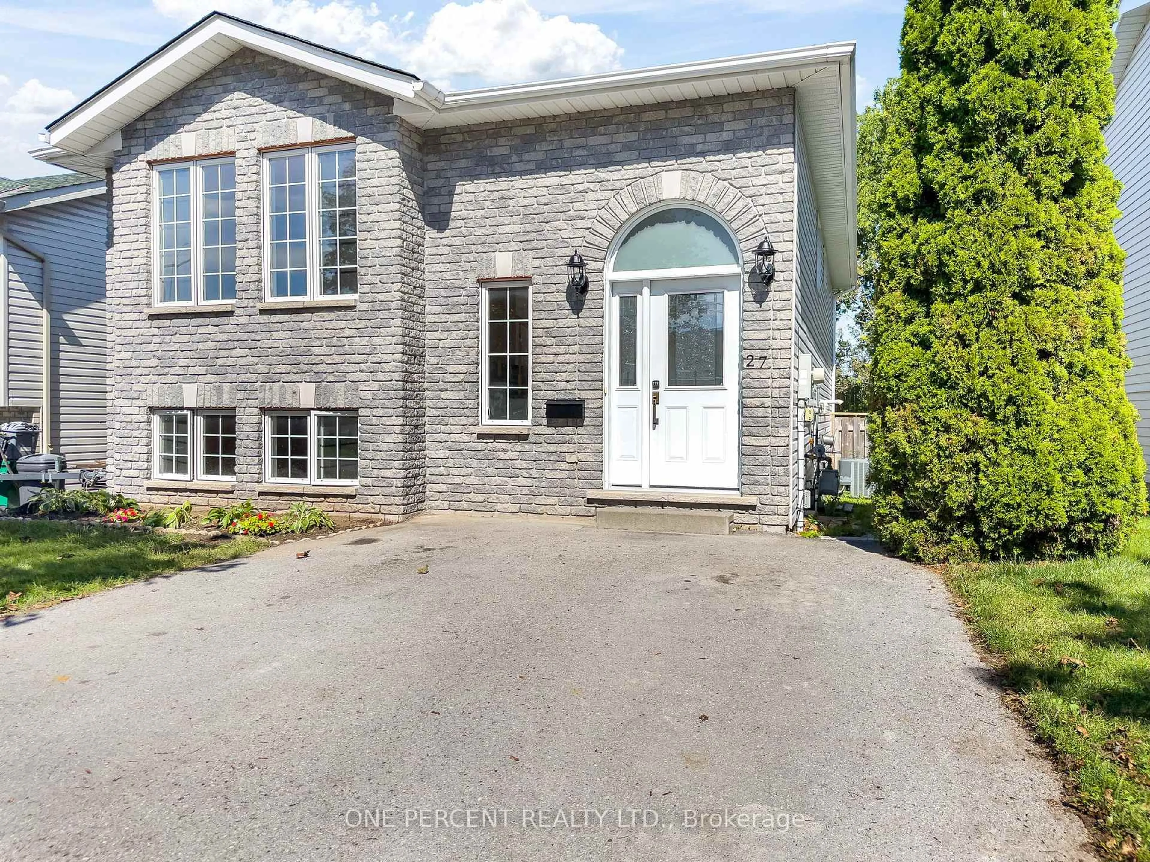 Home with brick exterior material, street for 27 FARADAY Gdns, Belleville Ontario K8P 5J5