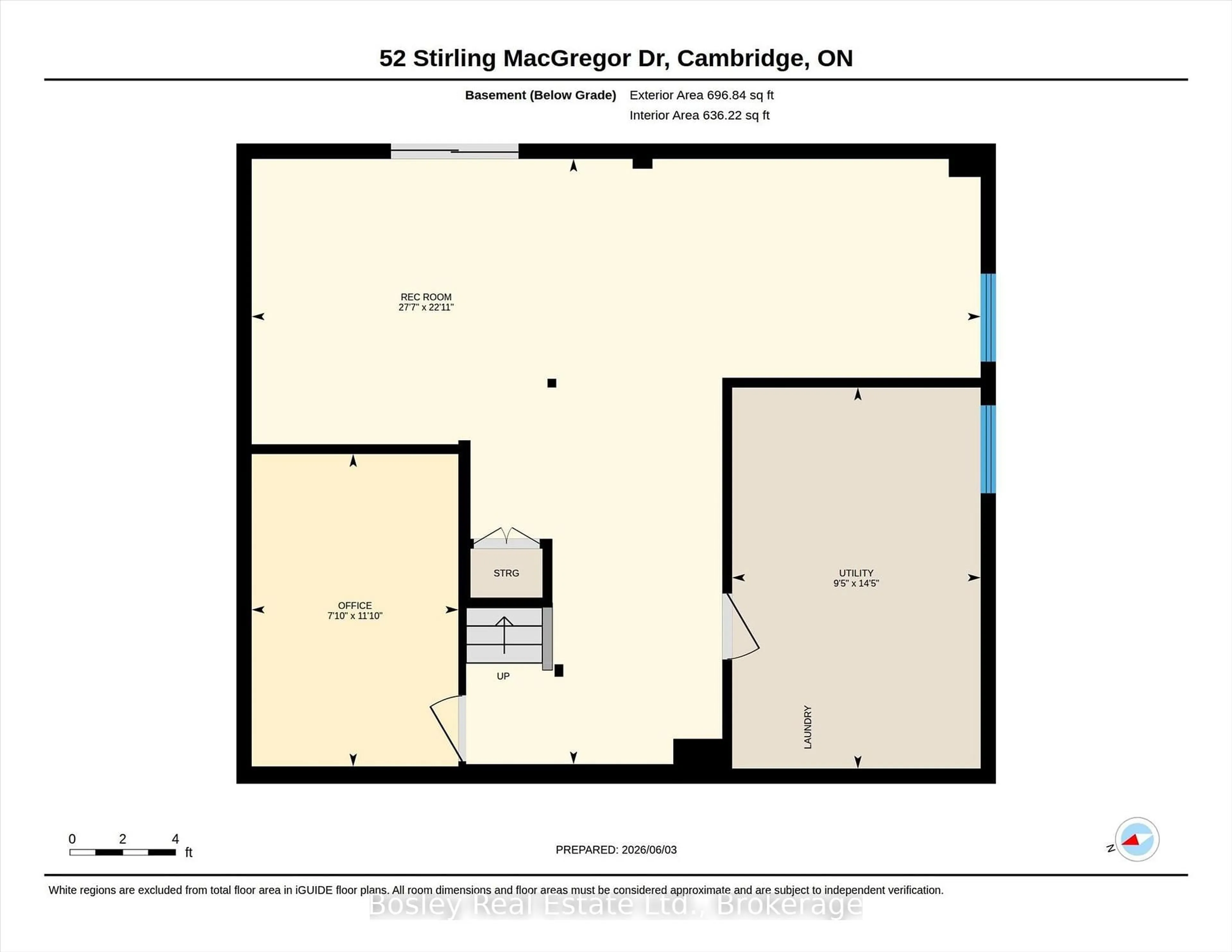 Floor plan for 52 Stirling MacGregor Dr, Cambridge Ontario N1S 4N5
