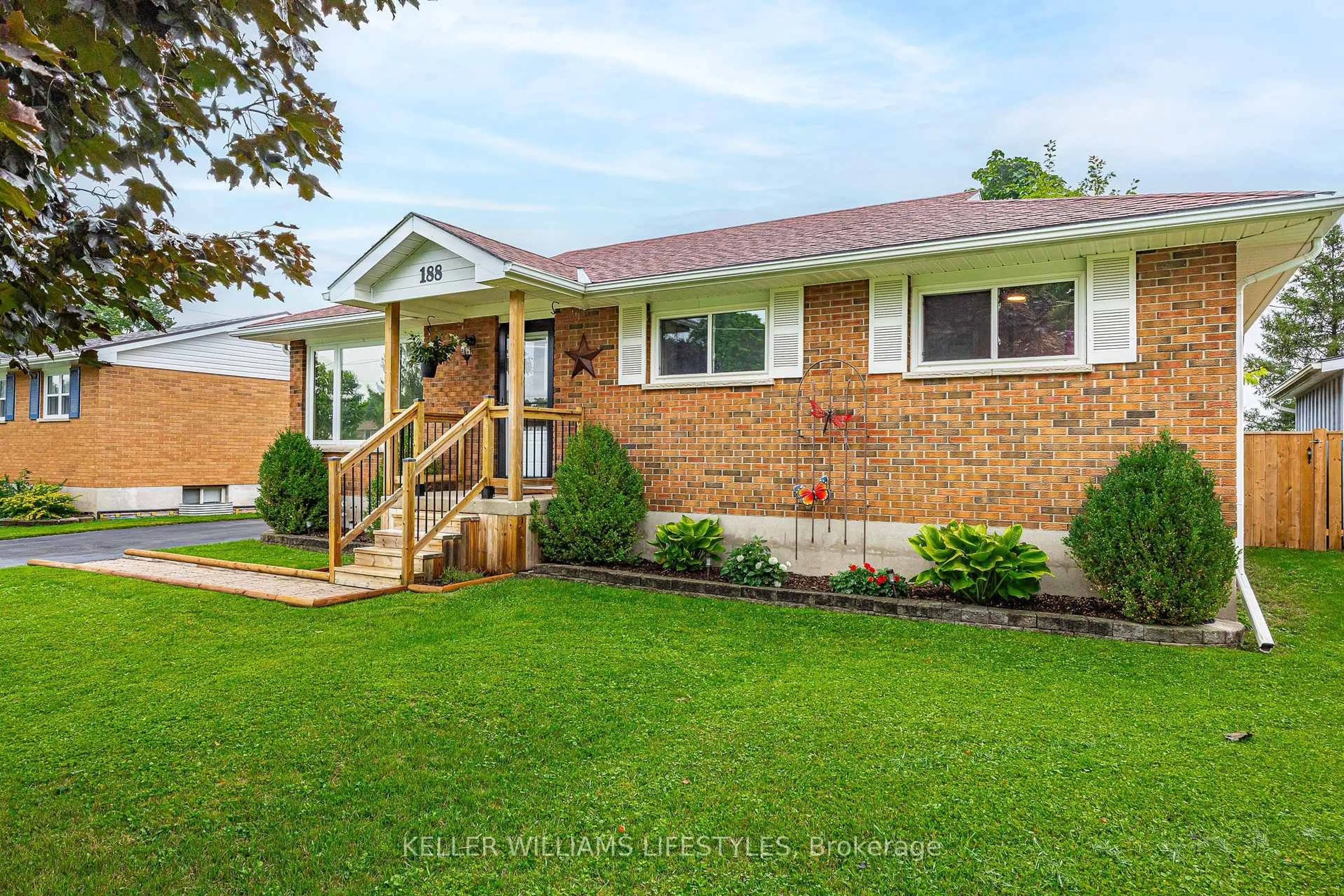 Home with brick exterior material, street for 188 Queen St, North Middlesex Ontario N0M 1A0