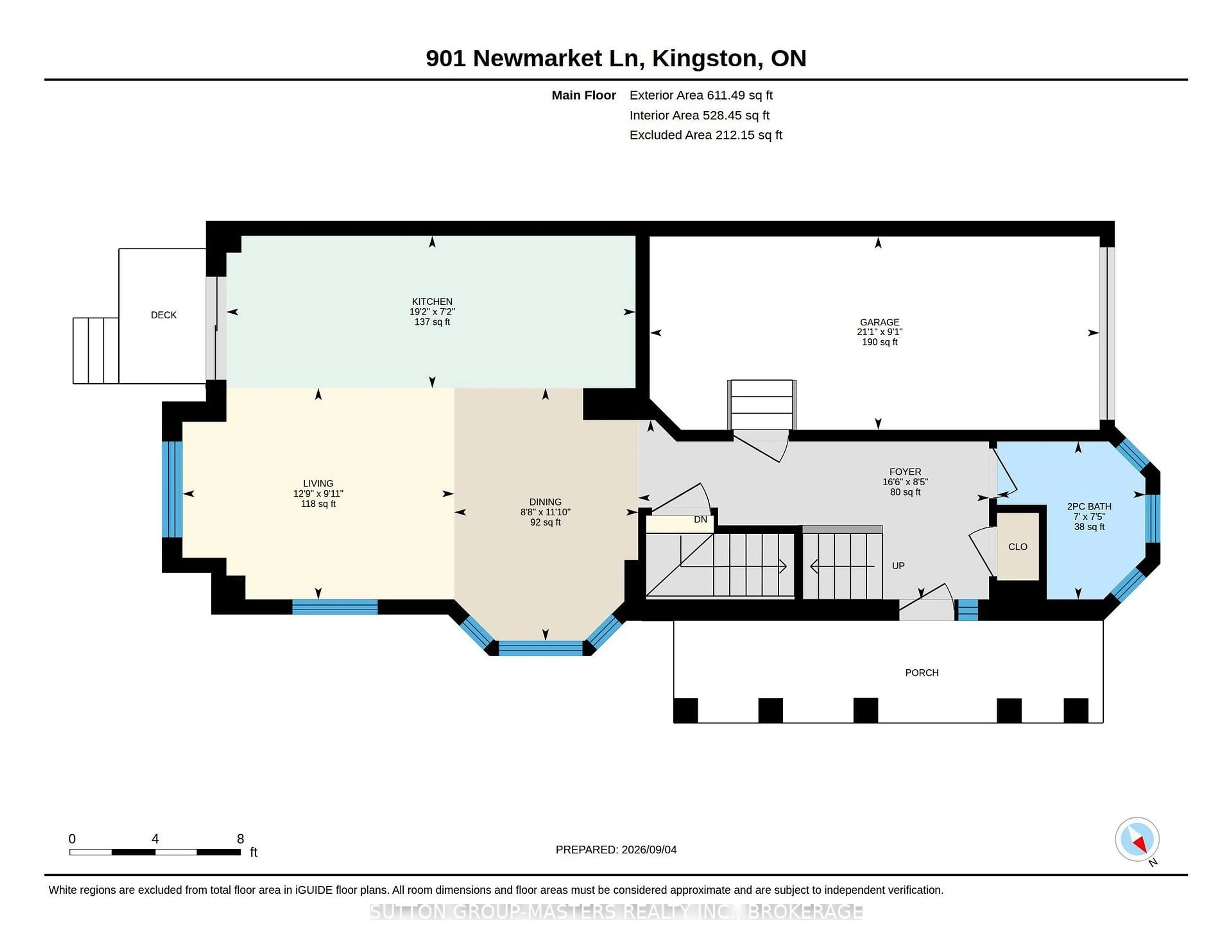 Floor plan for 901 Newmarket Lane, Kingston Ontario K7K 6K7