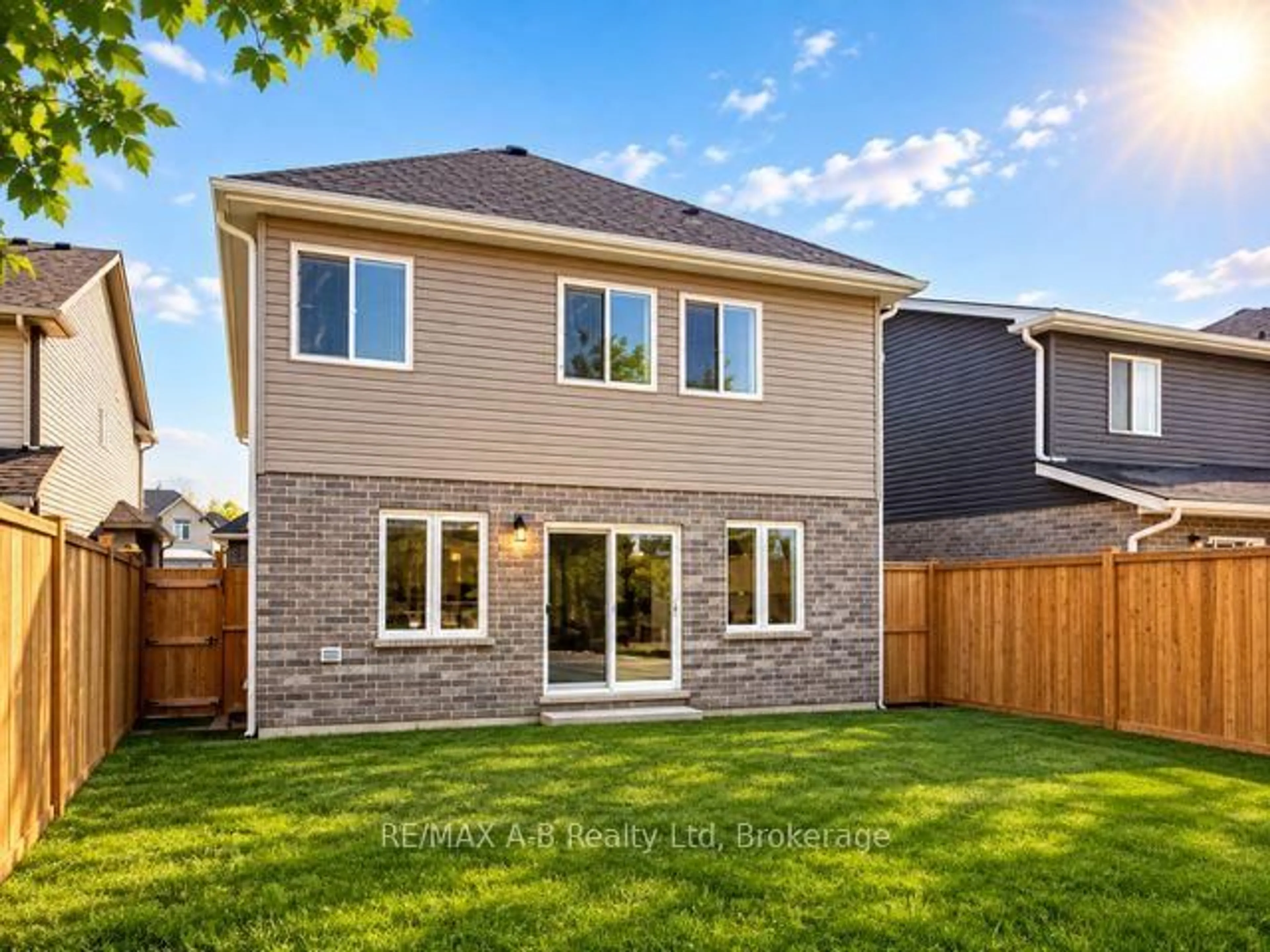 Home with brick exterior material, street for 45 ROBERTSON Dr, Stratford Ontario N5A 0J6