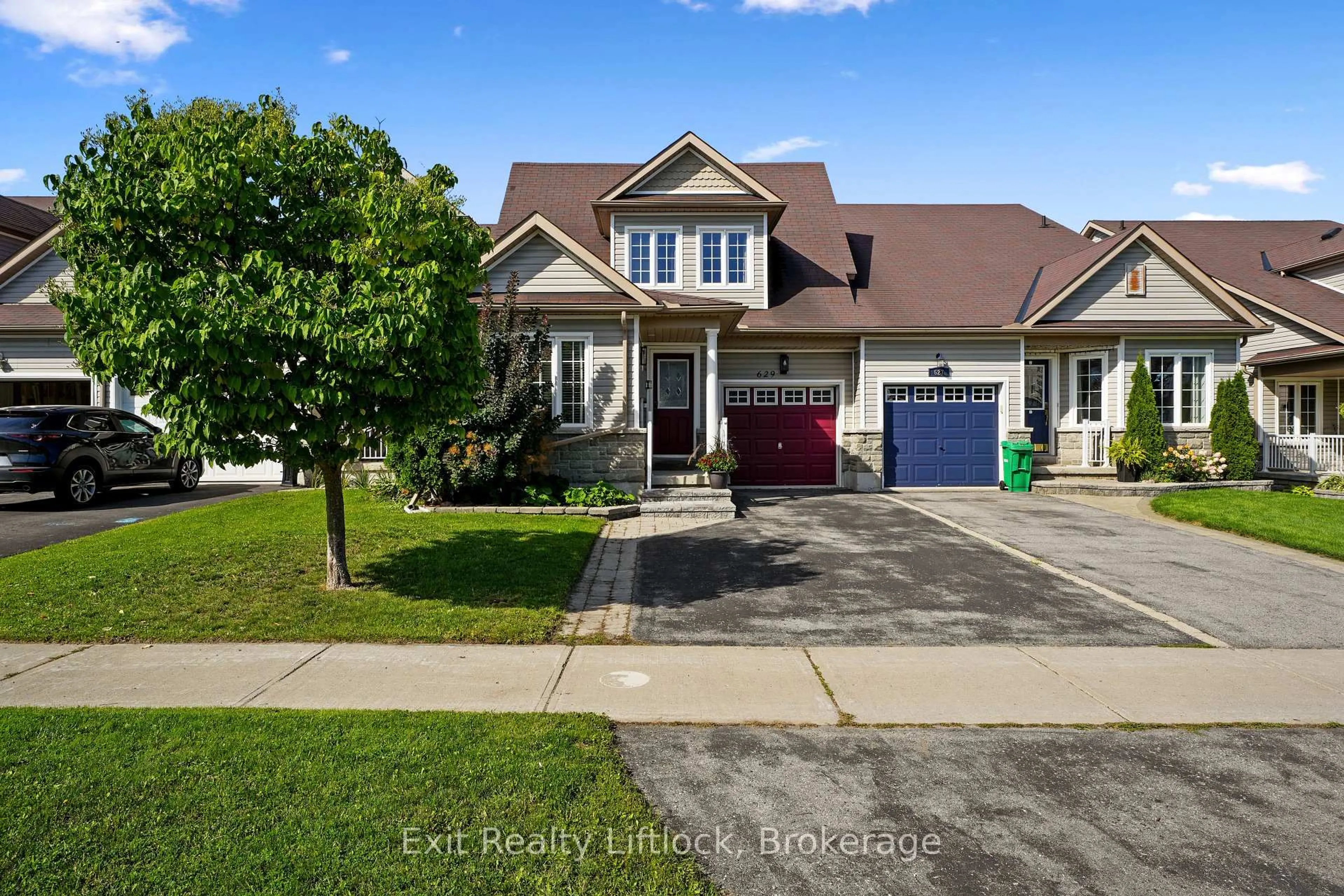A pic from outside/outdoor area/front of a property/back of a property/a pic from drone, street for 629 Tully Cres, Peterborough Ontario K9K 0B1