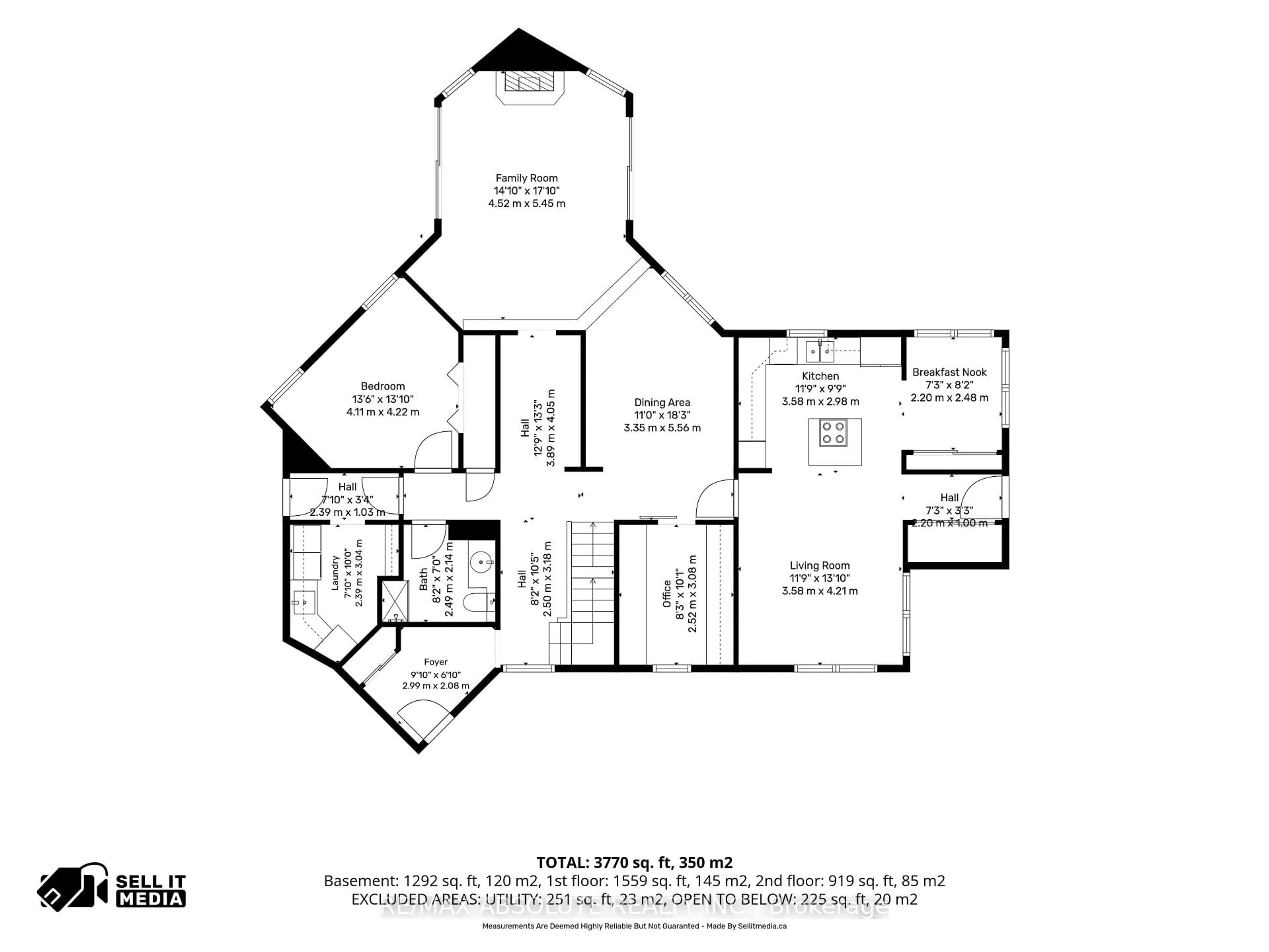 Floor plan for 1645 Royal Orchard Dr, Ottawa Ontario K4C 1A9