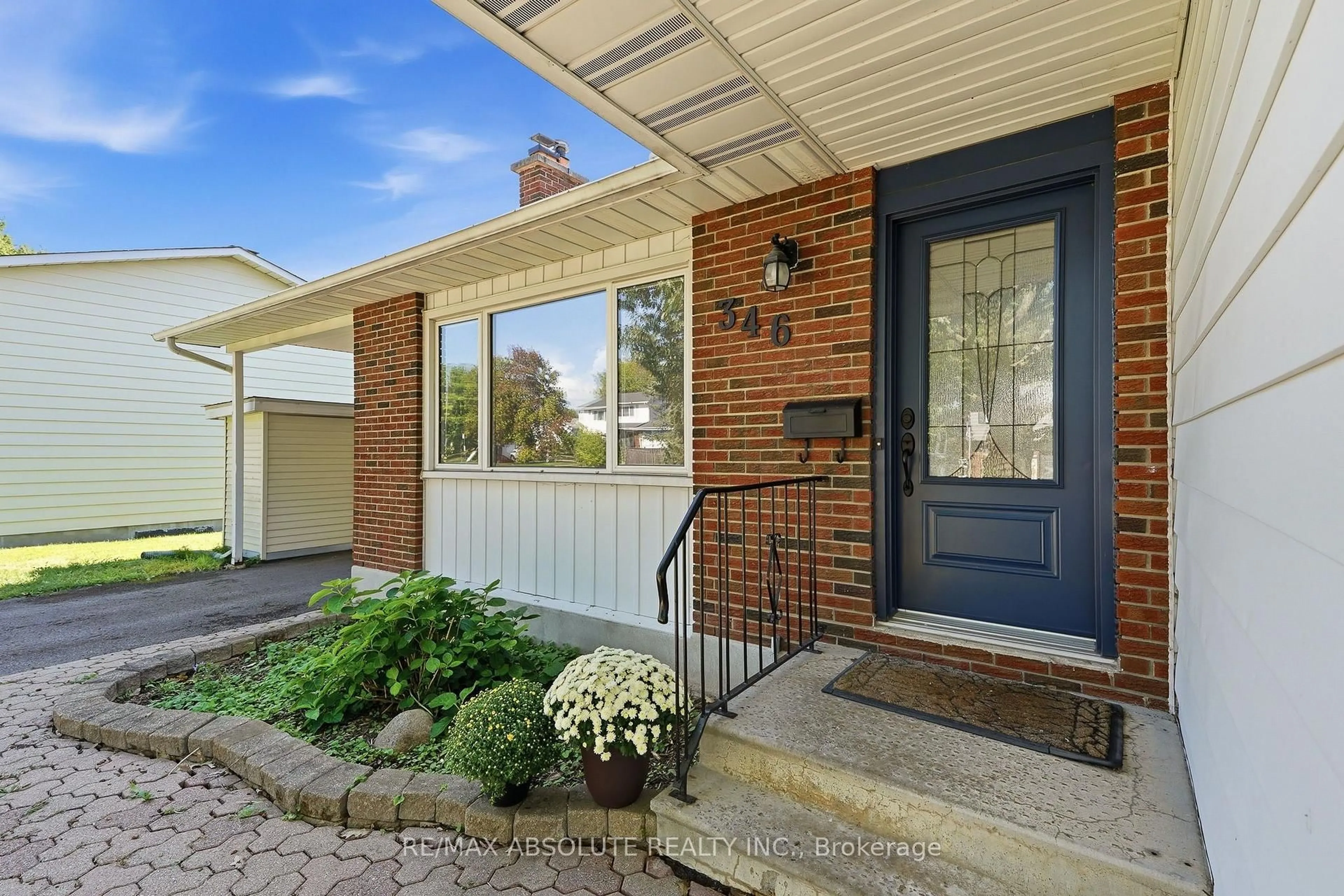Home with brick exterior material, street for 346 Galloway Dr, Orleans Ontario K1E 1W3