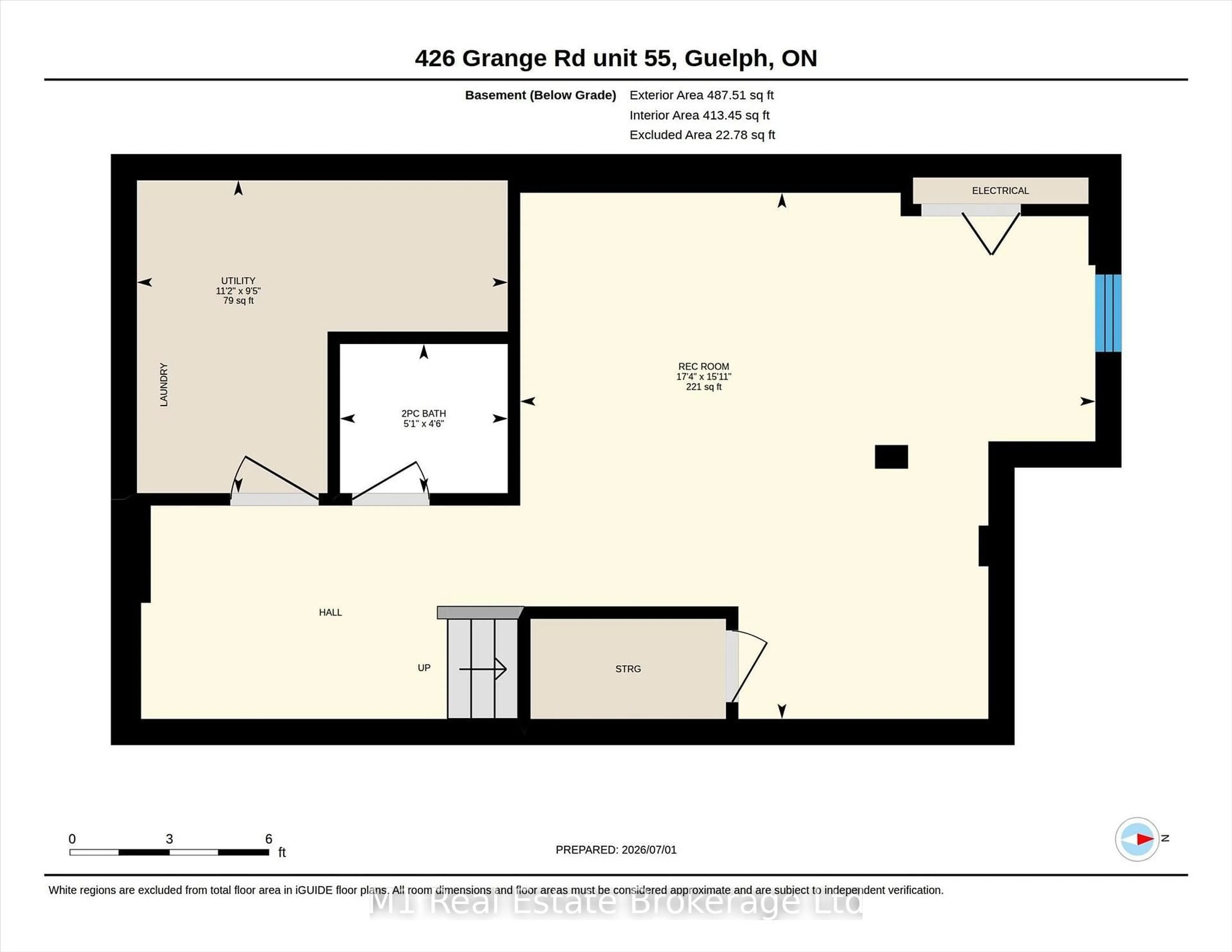 Floor plan for 426 Grange Rd #55, Guelph Ontario N1E 7E4