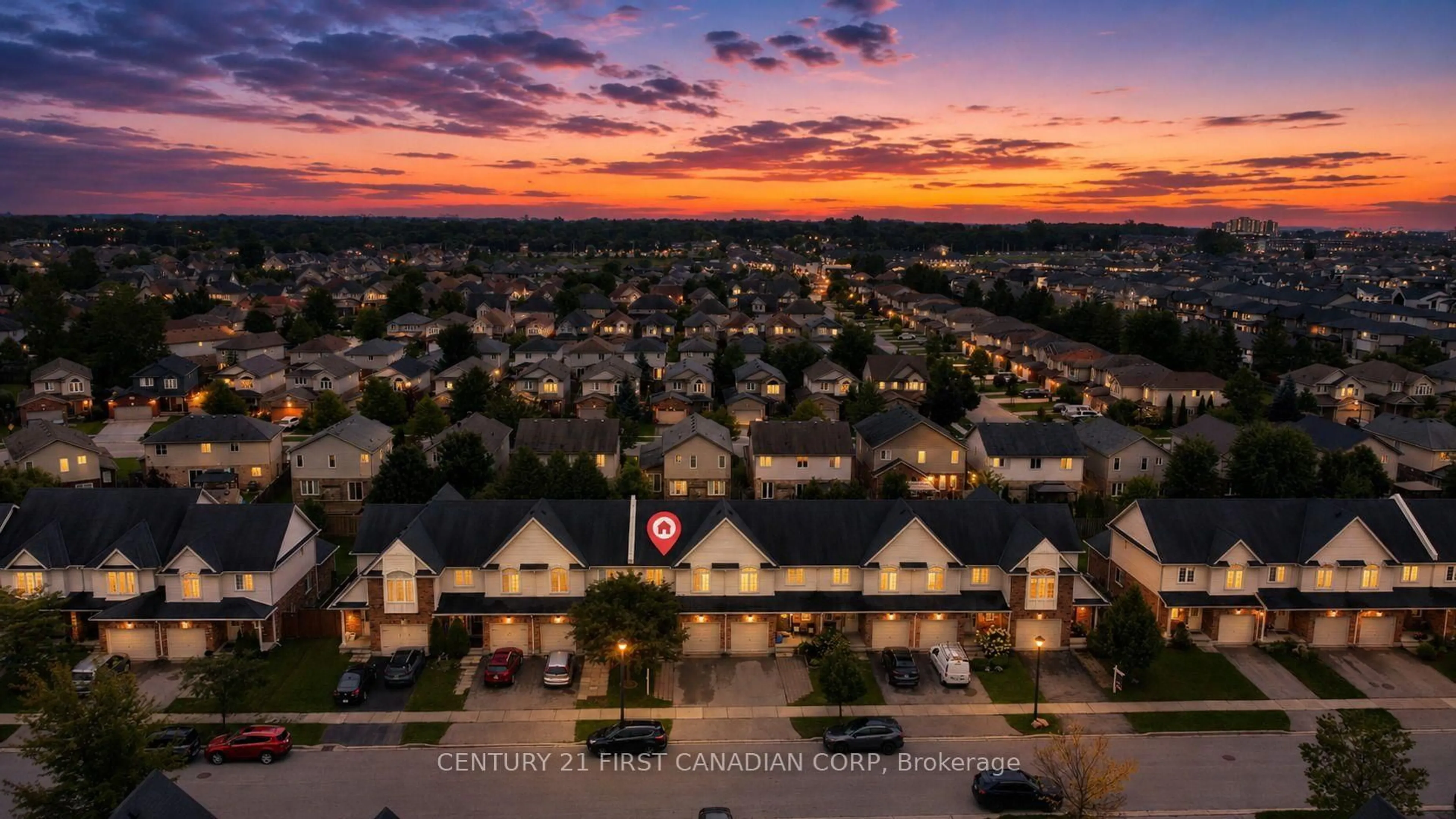 A pic from outside/outdoor area/front of a property/back of a property/a pic from drone, city buildings view from balcony for 947 Silverfox Cres, London North Ontario N6G 0N5