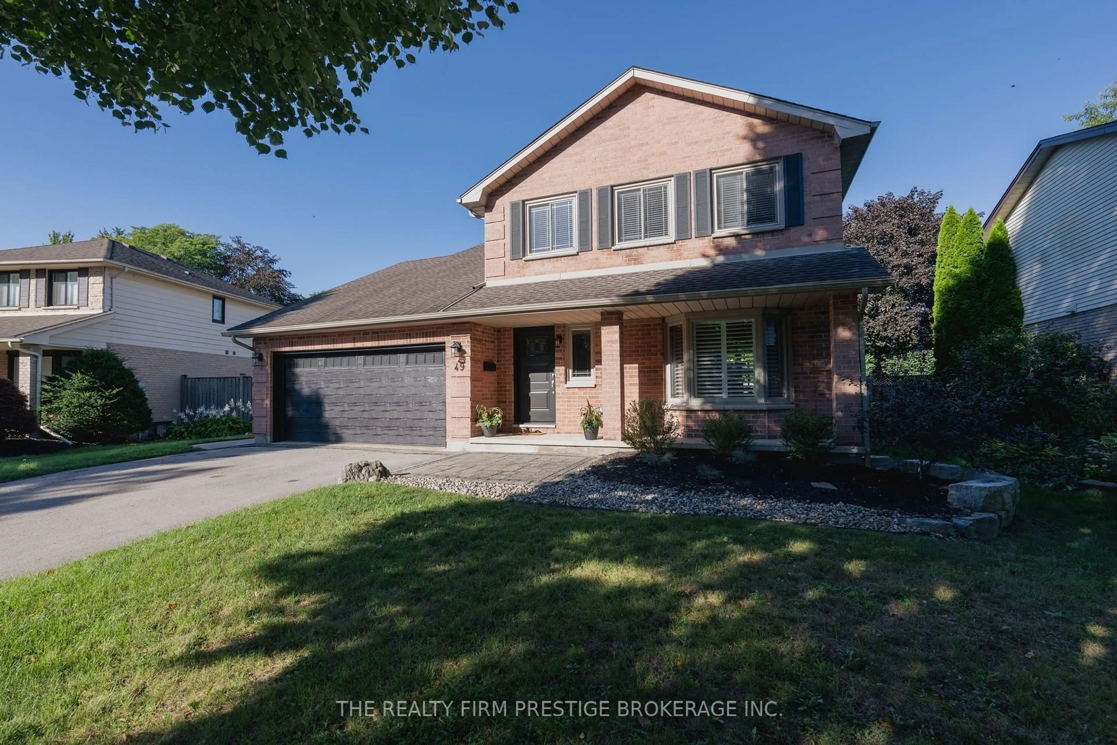 Home with brick exterior material, street for 49 Whisperwood Cres, London South Ontario N6K 3Y9