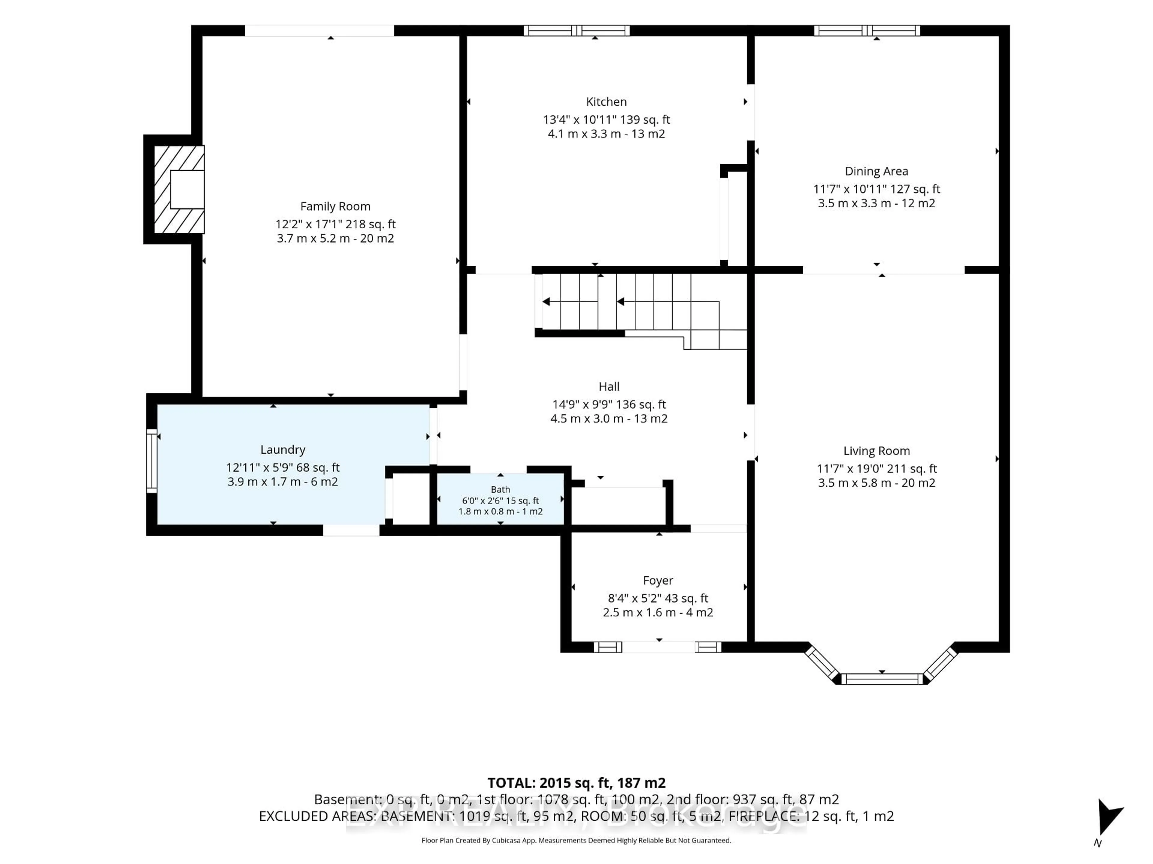 Floor plan for 1166 Bordeau Grve, Ottawa Ontario K1C 2M7