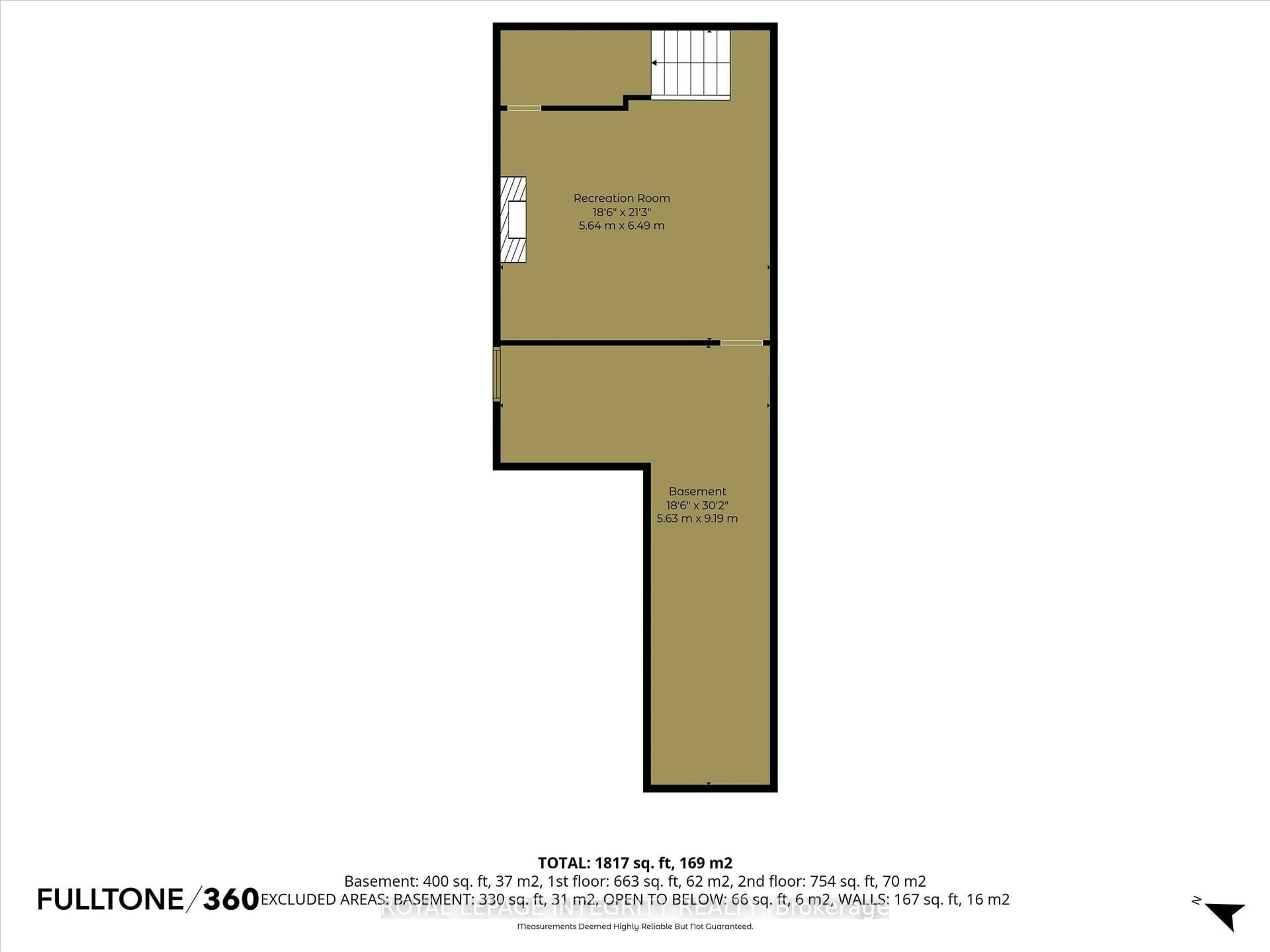 Floor plan for 256 Gossamer St, Ottawa Ontario K1W 0B2