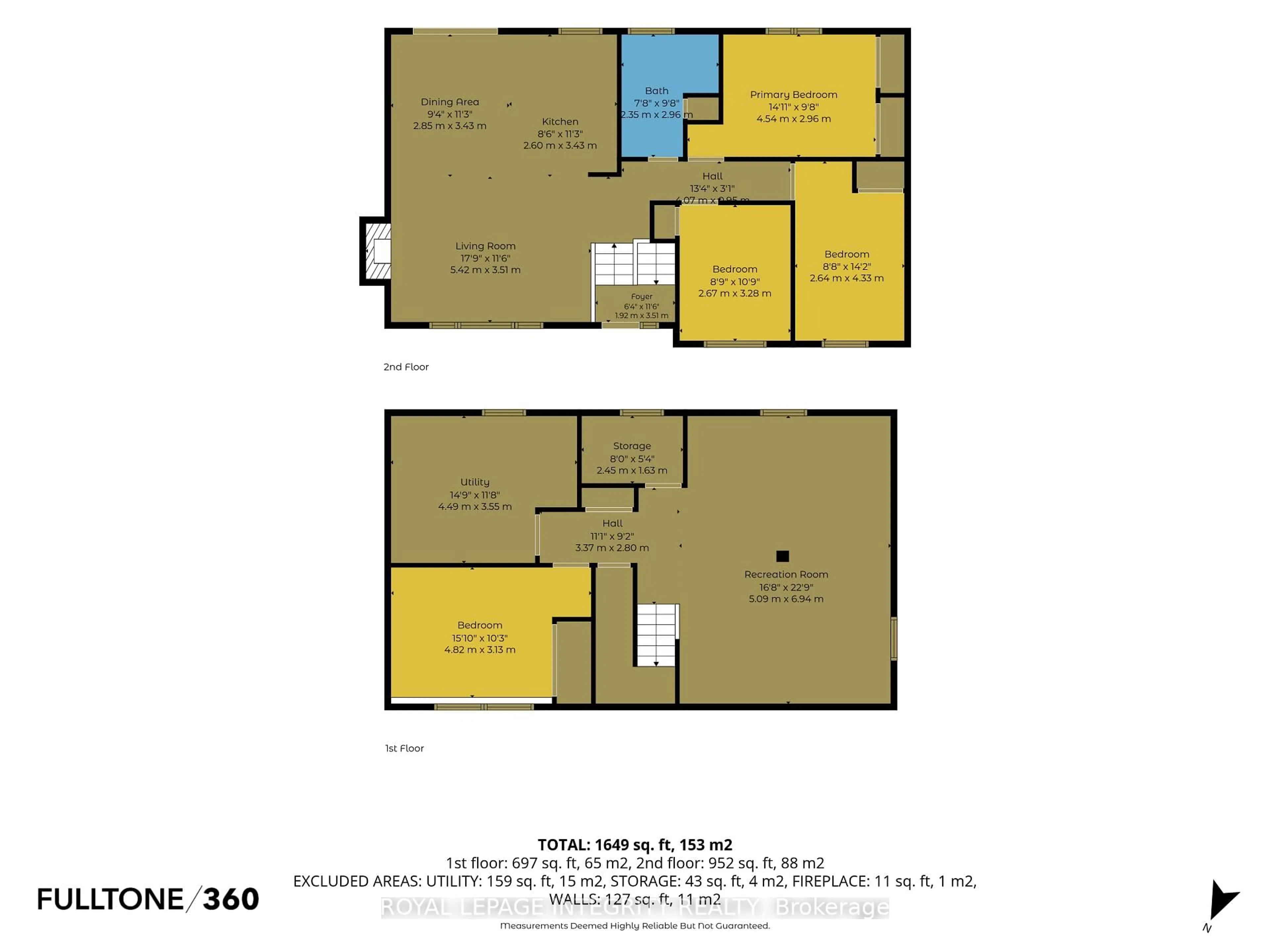 Floor plan for 195 Francois St, Ottawa Ontario K4B 1J8