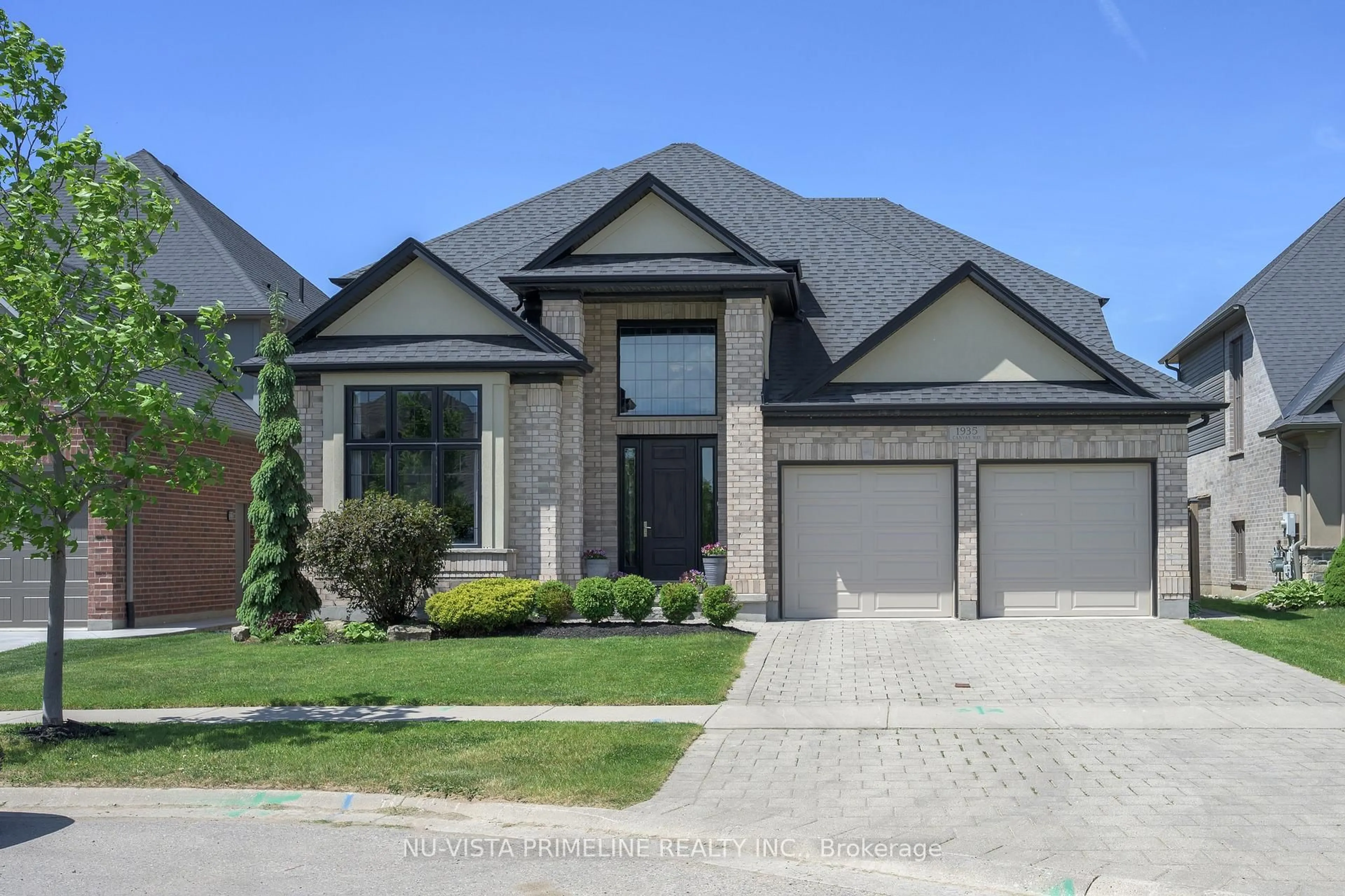 Home with brick exterior material, street for 1935 CANVAS Way, London North Ontario N5X 0L9