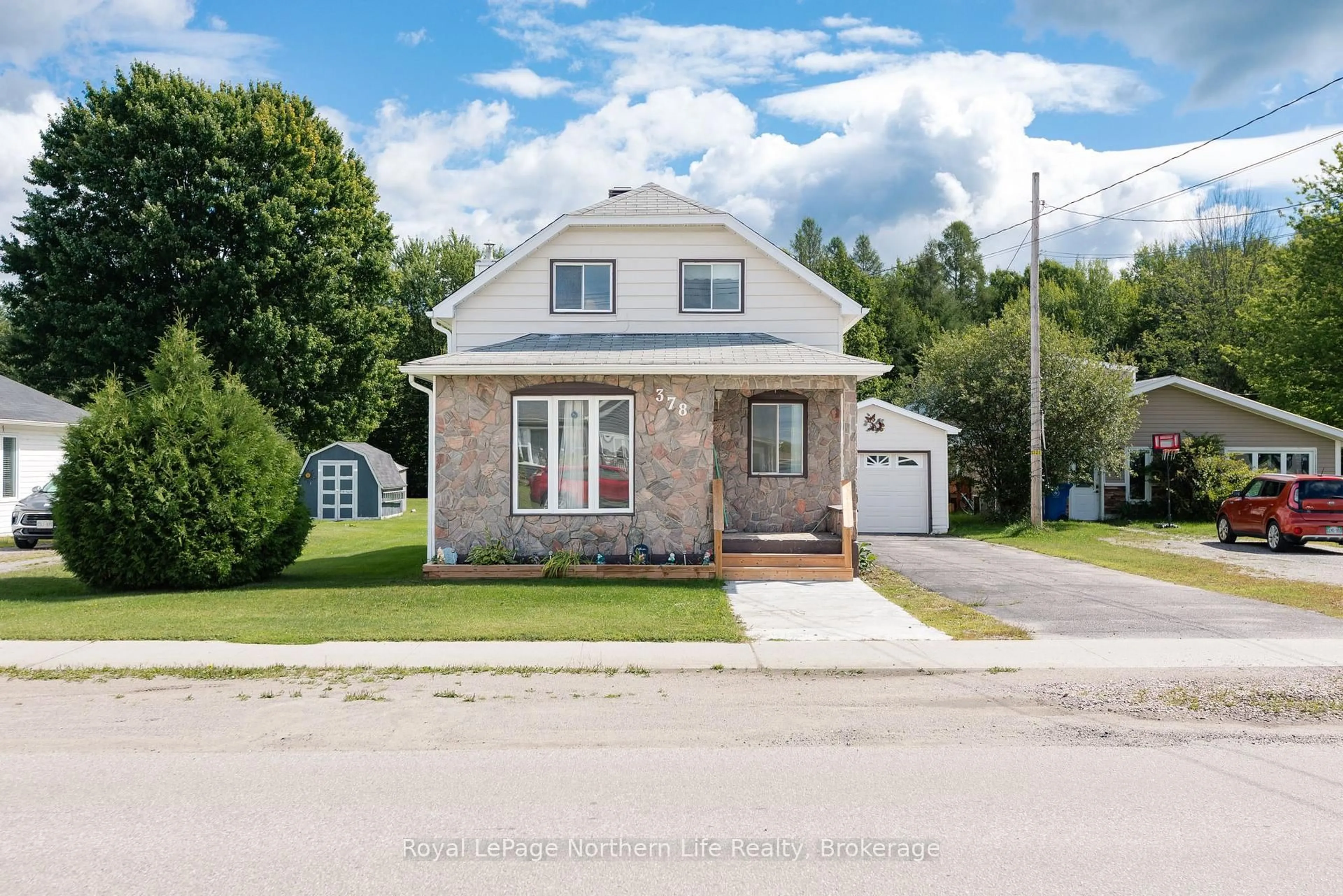 Home with brick exterior material, street for 378 Nipissing St, West Nipissing Ontario P2B 3E2