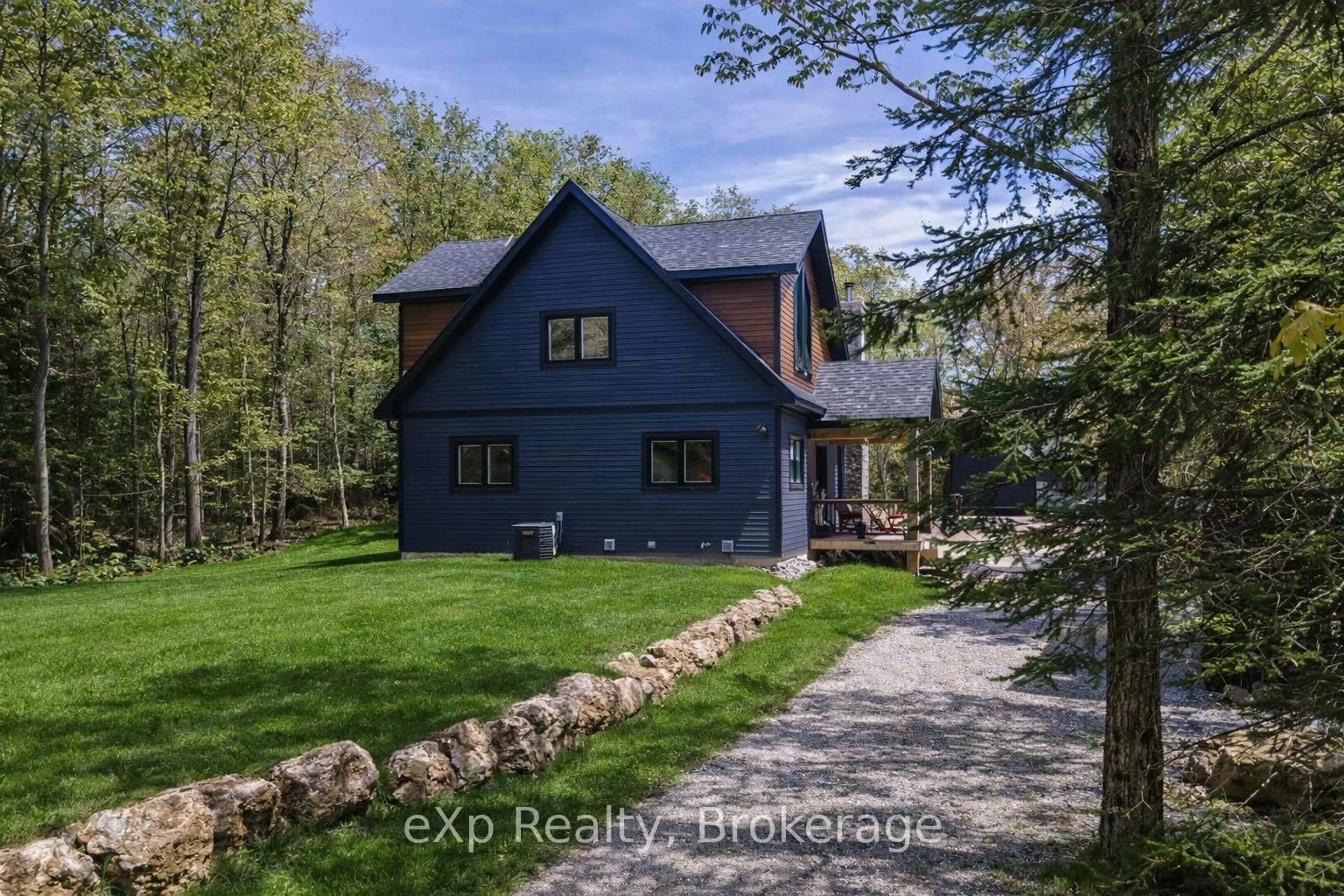 A pic from outside/outdoor area/front of a property/back of a property/a pic from drone, unknown for 217 Forty Hills Rd, Northern Bruce Peninsula Ontario N0H 1W0