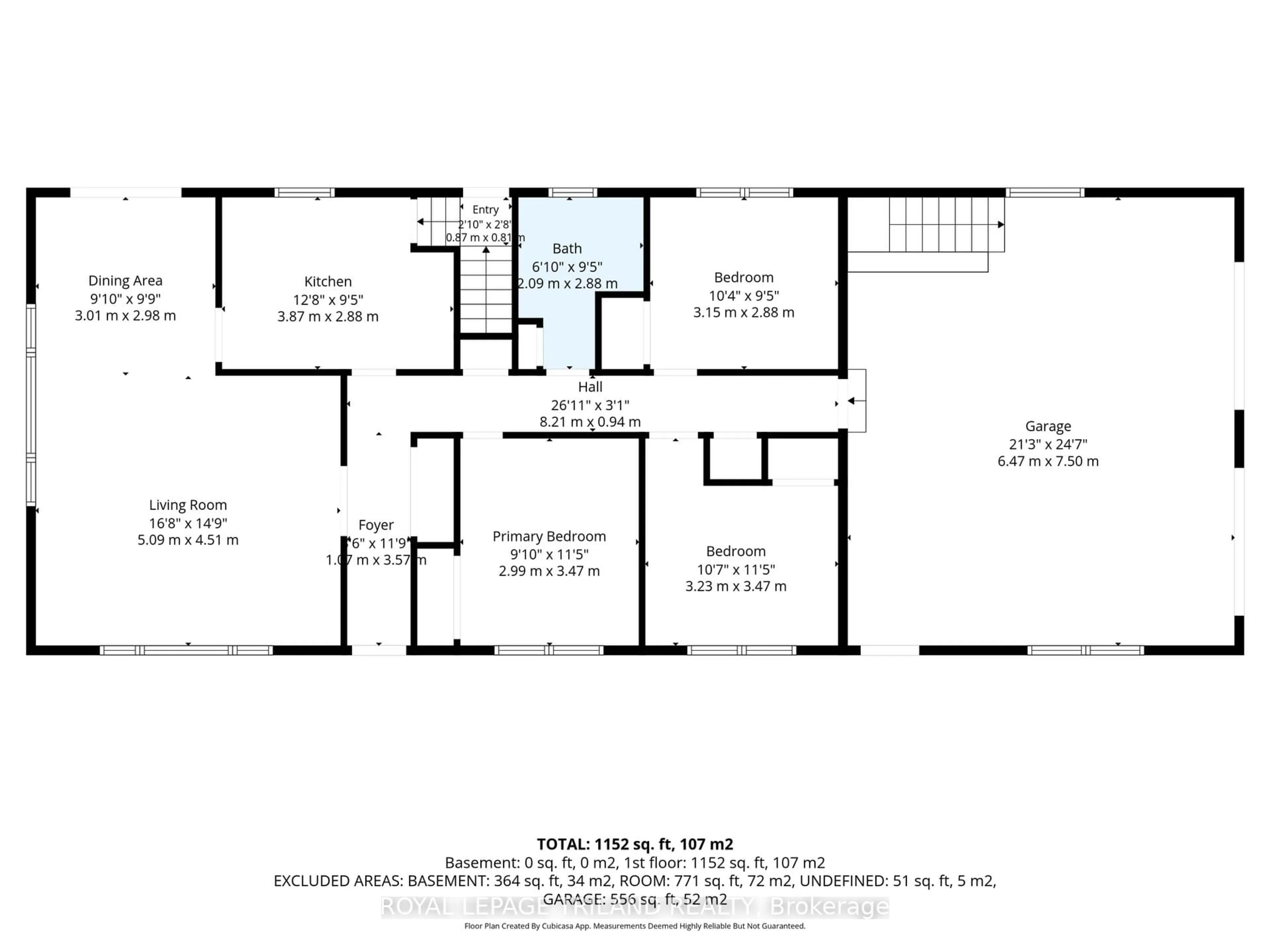 Floor plan for 6097 Egremont Dr, Middlesex Centre Ontario N0L 1R0
