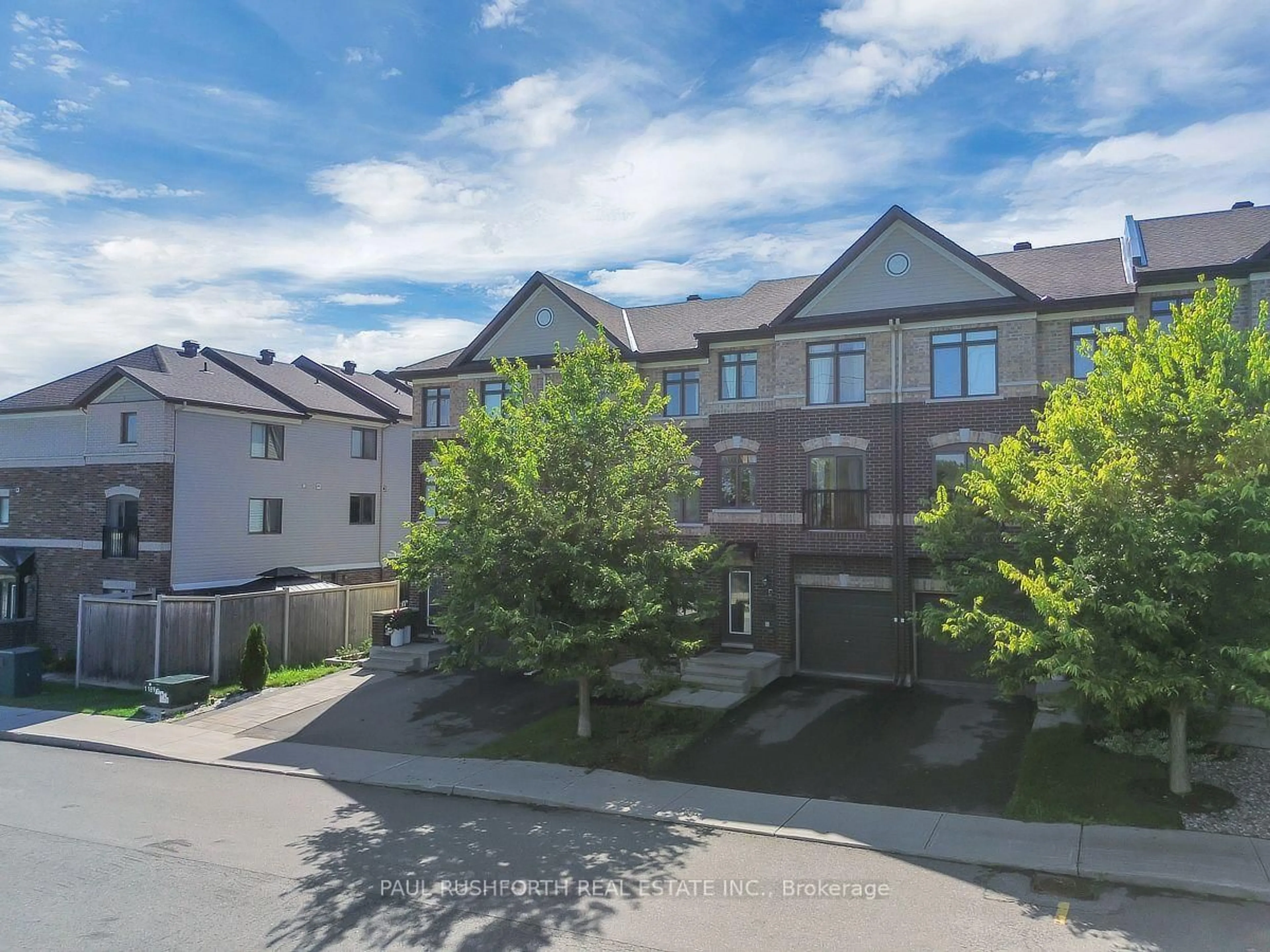 A pic from outside/outdoor area/front of a property/back of a property/a pic from drone, street for 243 Eric Czapnik Way, Ottawa Ontario K1E 0B4