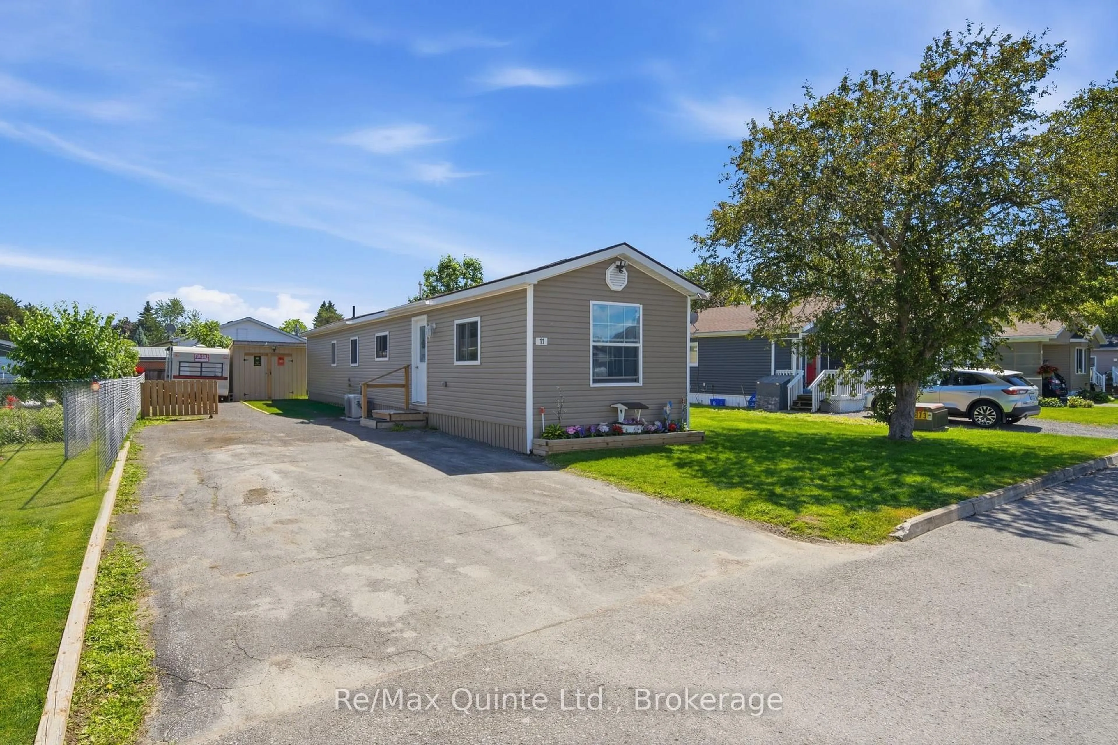 A pic from outside/outdoor area/front of a property/back of a property/a pic from drone, street for 11 GROUSE Lane, Quinte West Ontario K8N 4Z3
