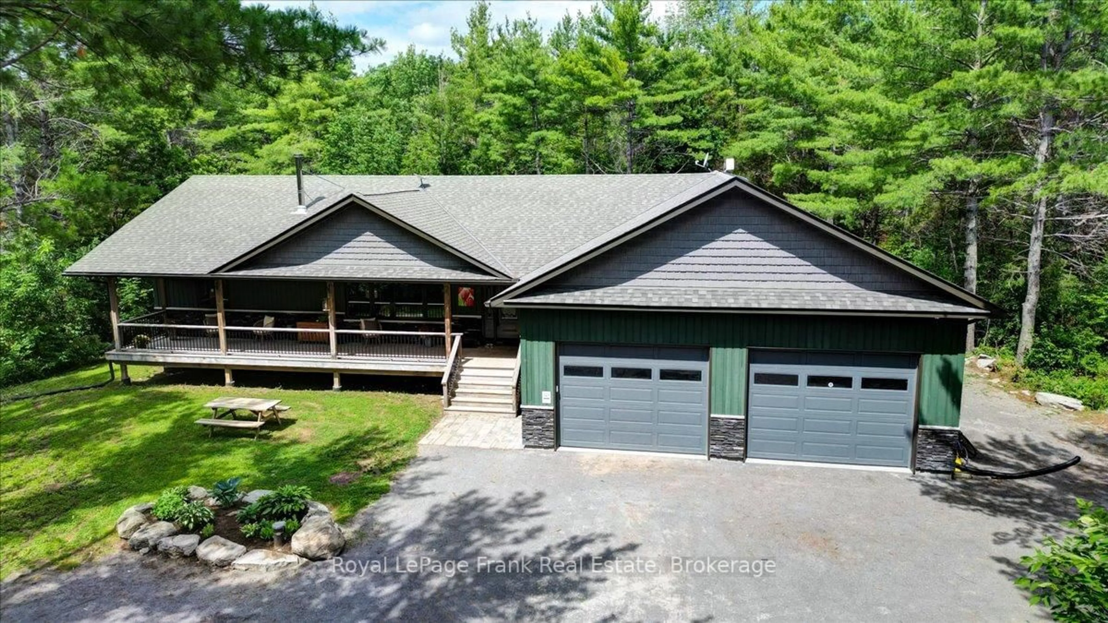 A pic from outside/outdoor area/front of a property/back of a property/a pic from drone, unknown for 2166 6th Line Dummer Rd, Douro-Dummer Ontario K0L 2H0