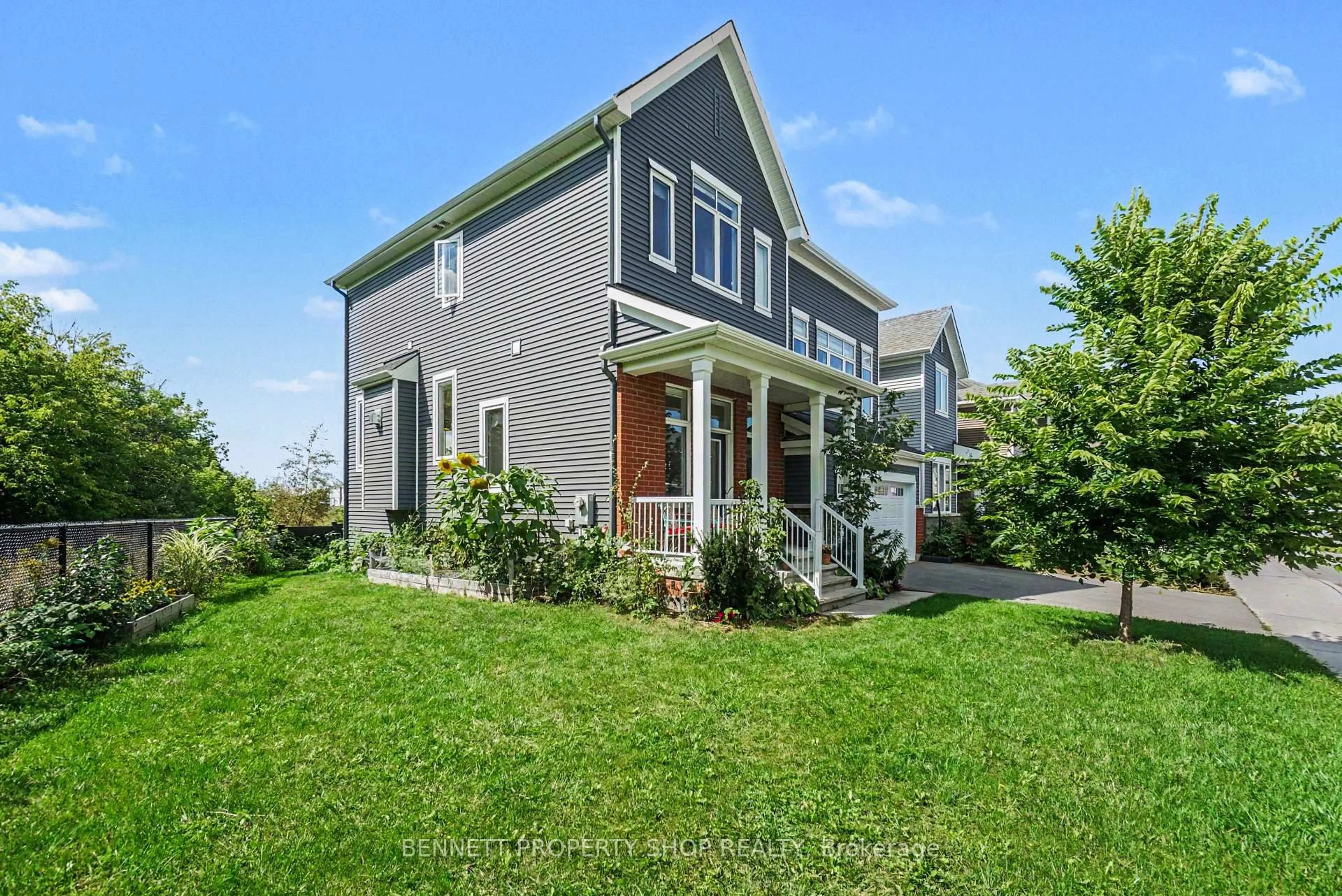 Home with vinyl exterior material, street for 153 Point Prim Cres, Ottawa Ontario K2J 6P8