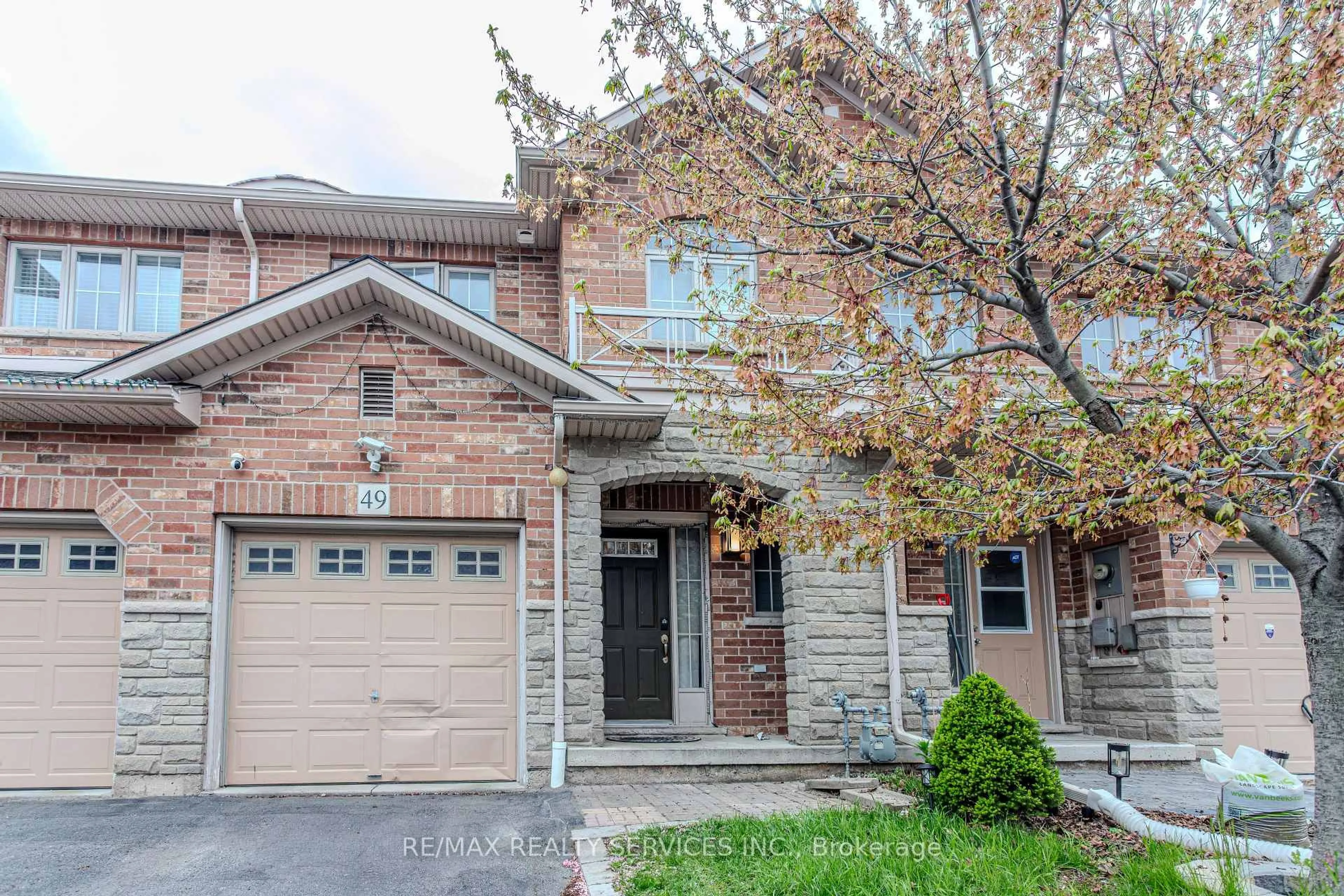 Home with brick exterior material, street for 49 Marina Point Cres, Hamilton Ontario L8E 0E4