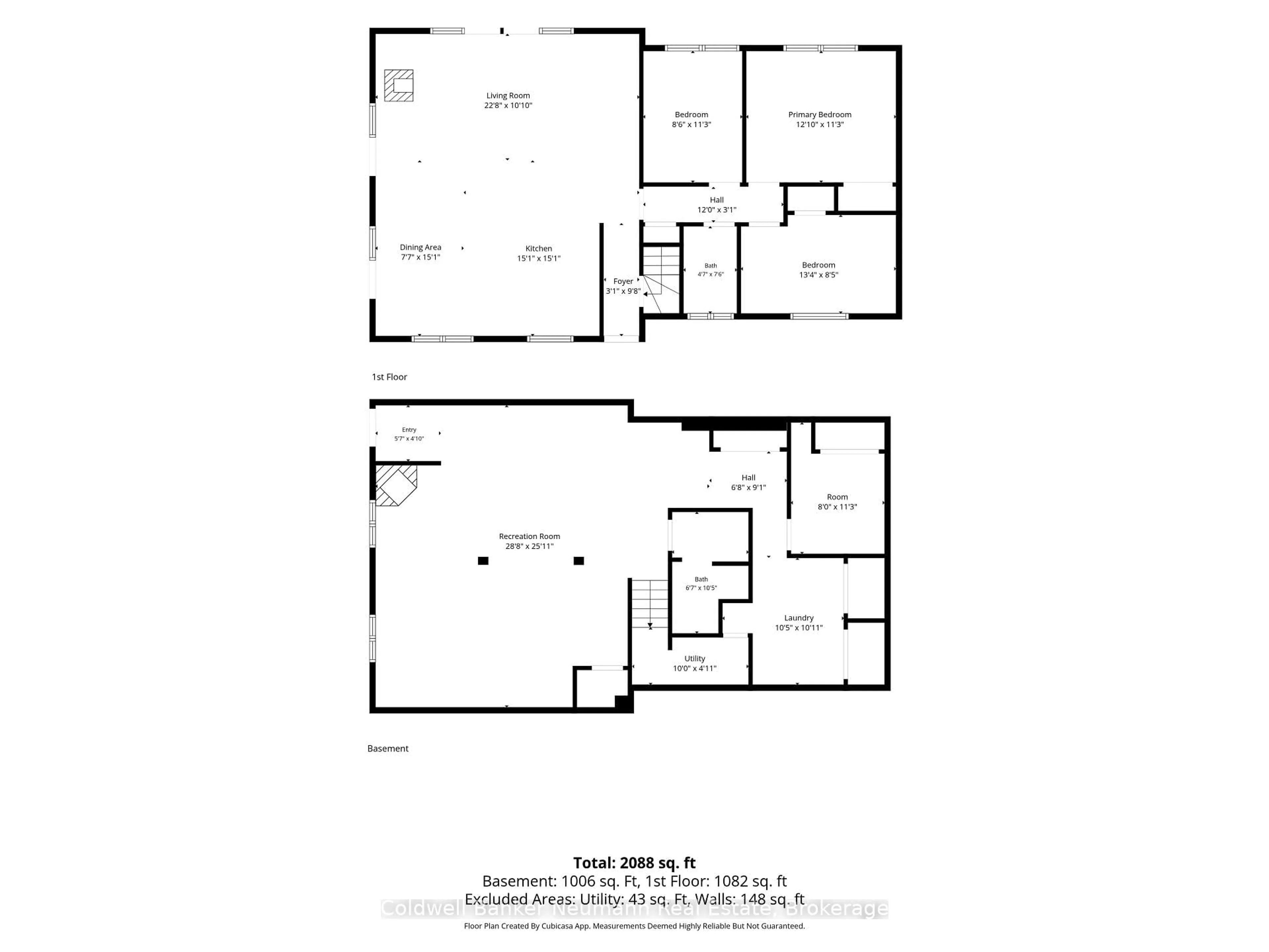 Floor plan for 574286 Sideroad 40, West Grey Ontario N0C 1H0
