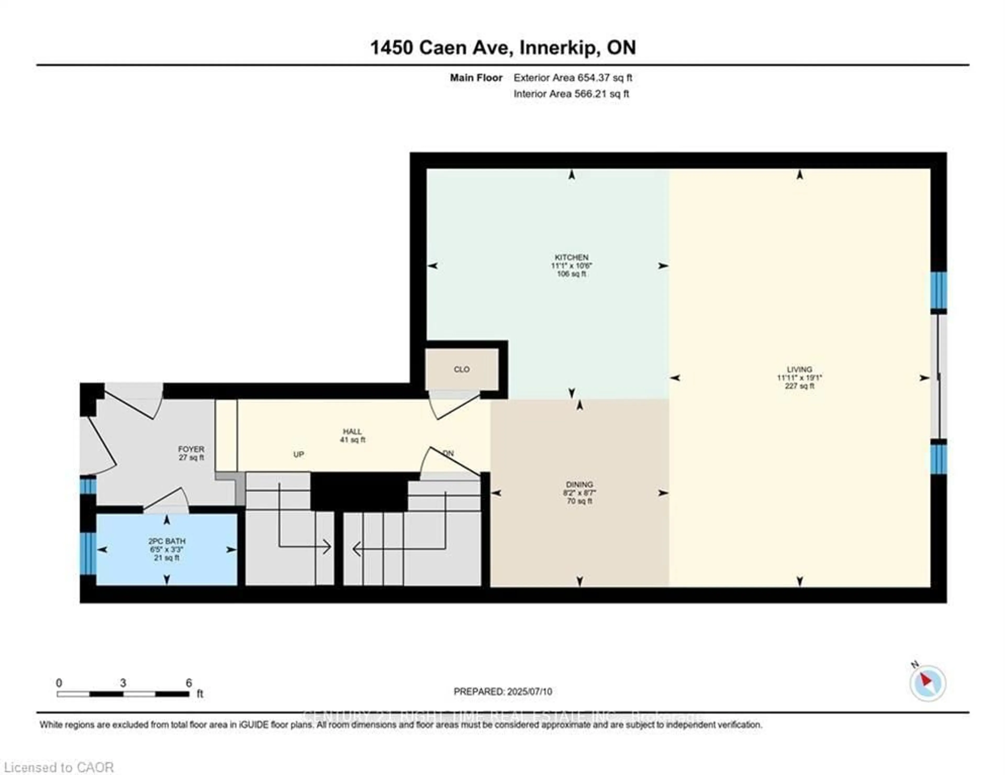 Floor plan for 1450 Caen Ave, Woodstock Ontario N4T 0J7